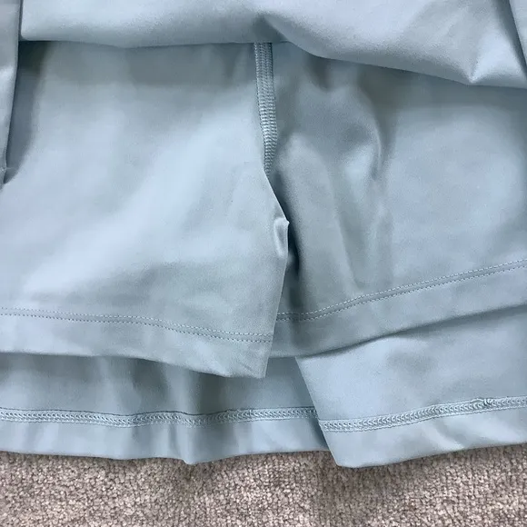 Girlfriend Collective Lt. Blue Mini Skort Sz. L