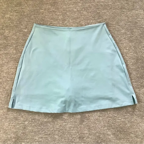 Girlfriend Collective Lt. Blue Mini Skort Sz. L