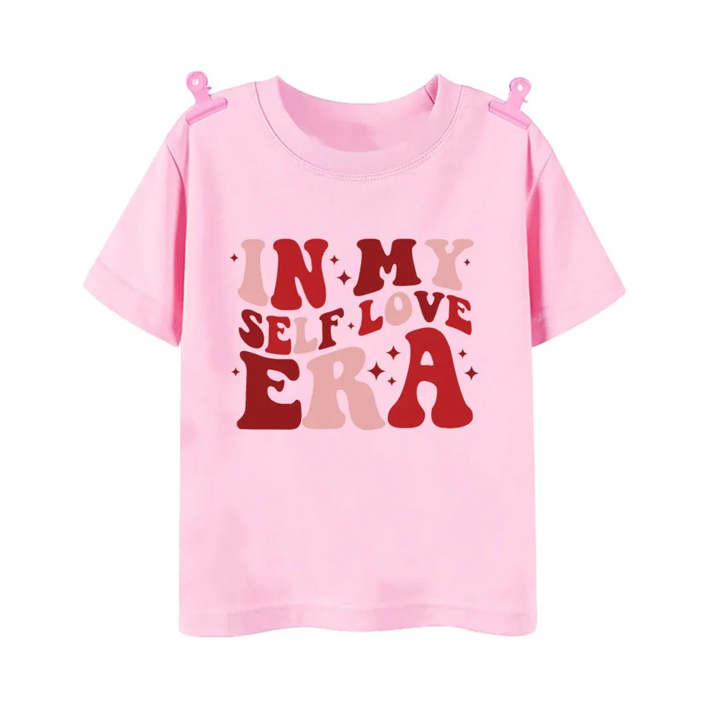 Girls Heart Printed Kids Shirts for Valentine's Day
