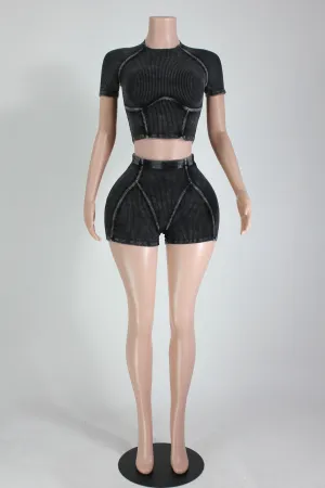 Good Vibes Shorts Set