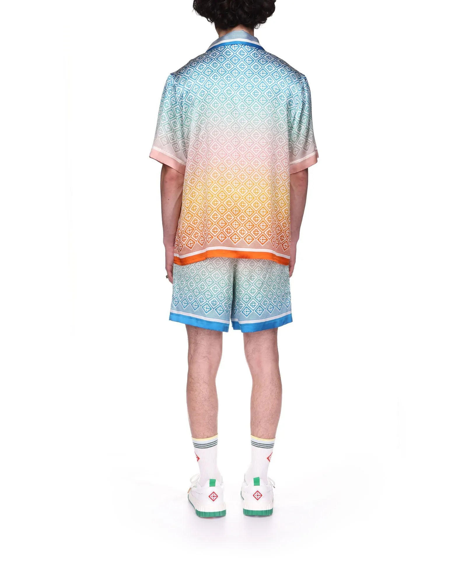 Gradient Monogram Silk Shirt