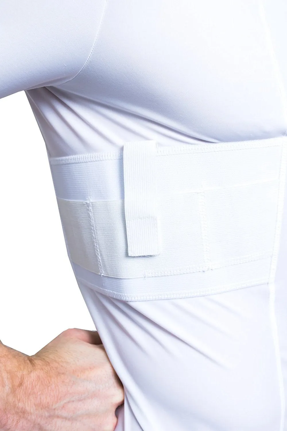 GrayStone Holster Shirt Concealed Men's Crew Neck - Easy Reach Gun Concealment Compression CCW
