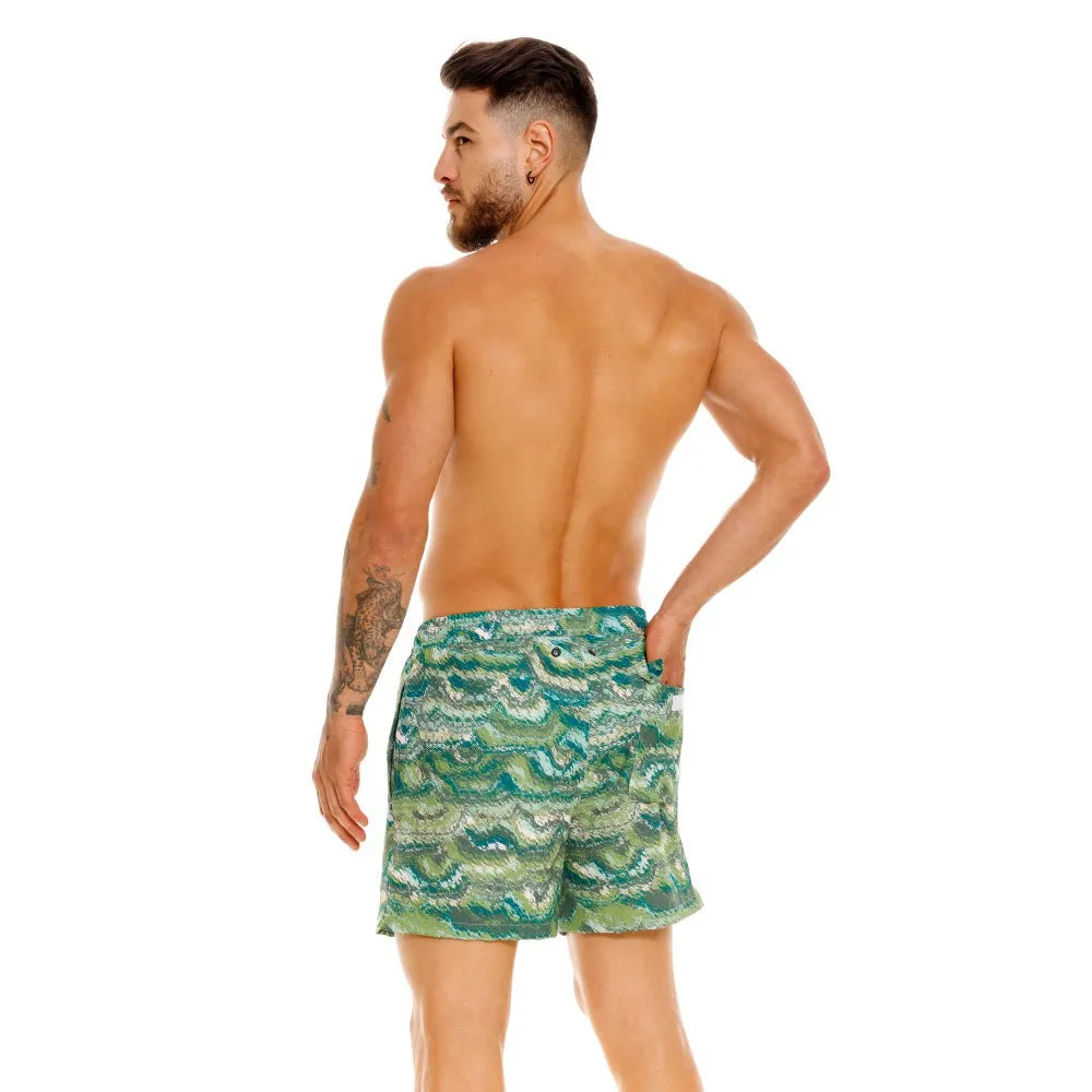 GREEN SUMMIT HALF SHORTS