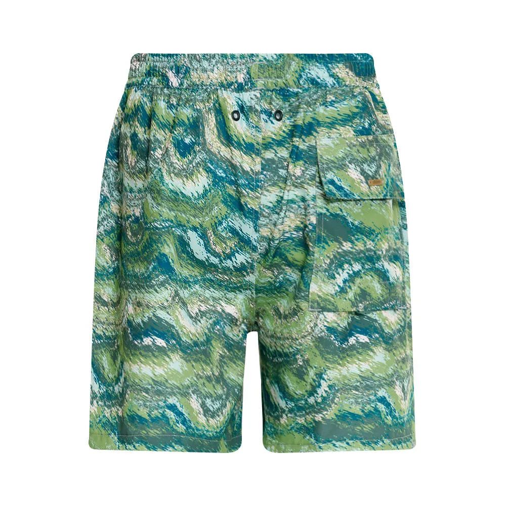 GREEN SUMMIT HALF SHORTS