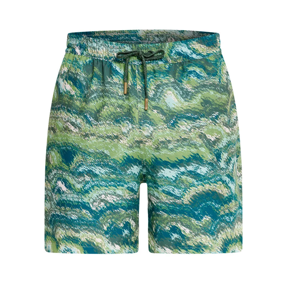 GREEN SUMMIT HALF SHORTS