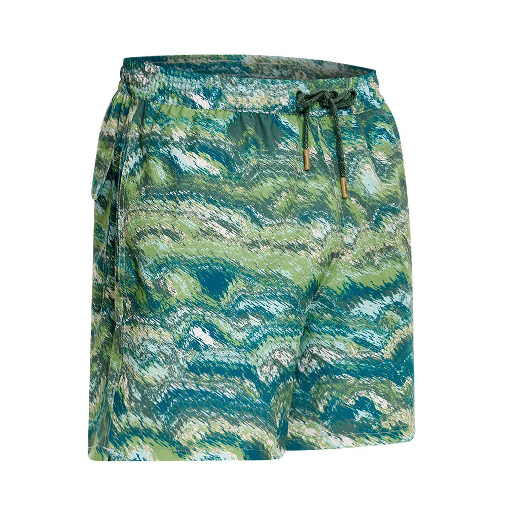 GREEN SUMMIT HALF SHORTS