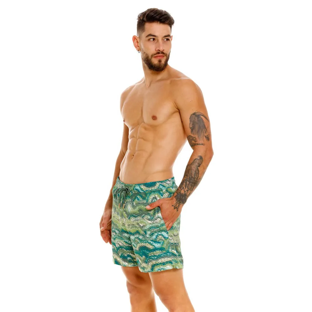 GREEN SUMMIT HALF SHORTS