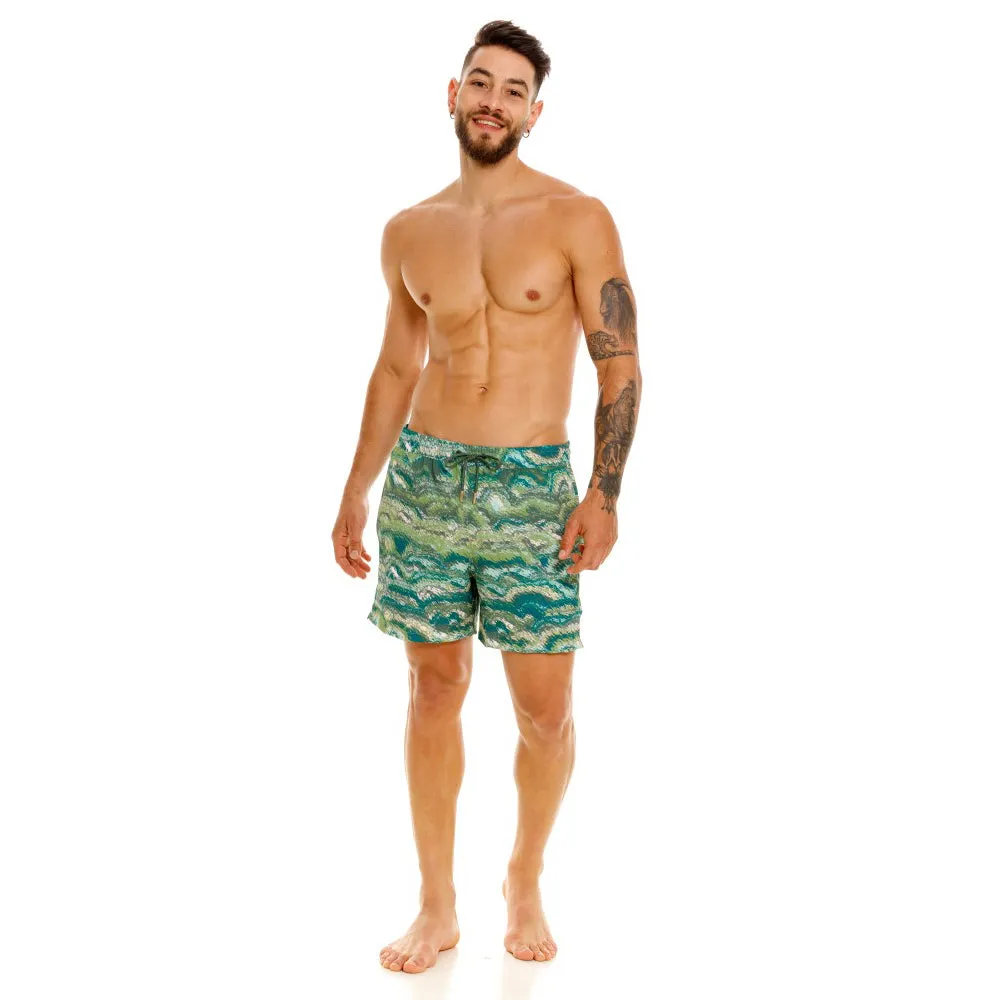 GREEN SUMMIT HALF SHORTS