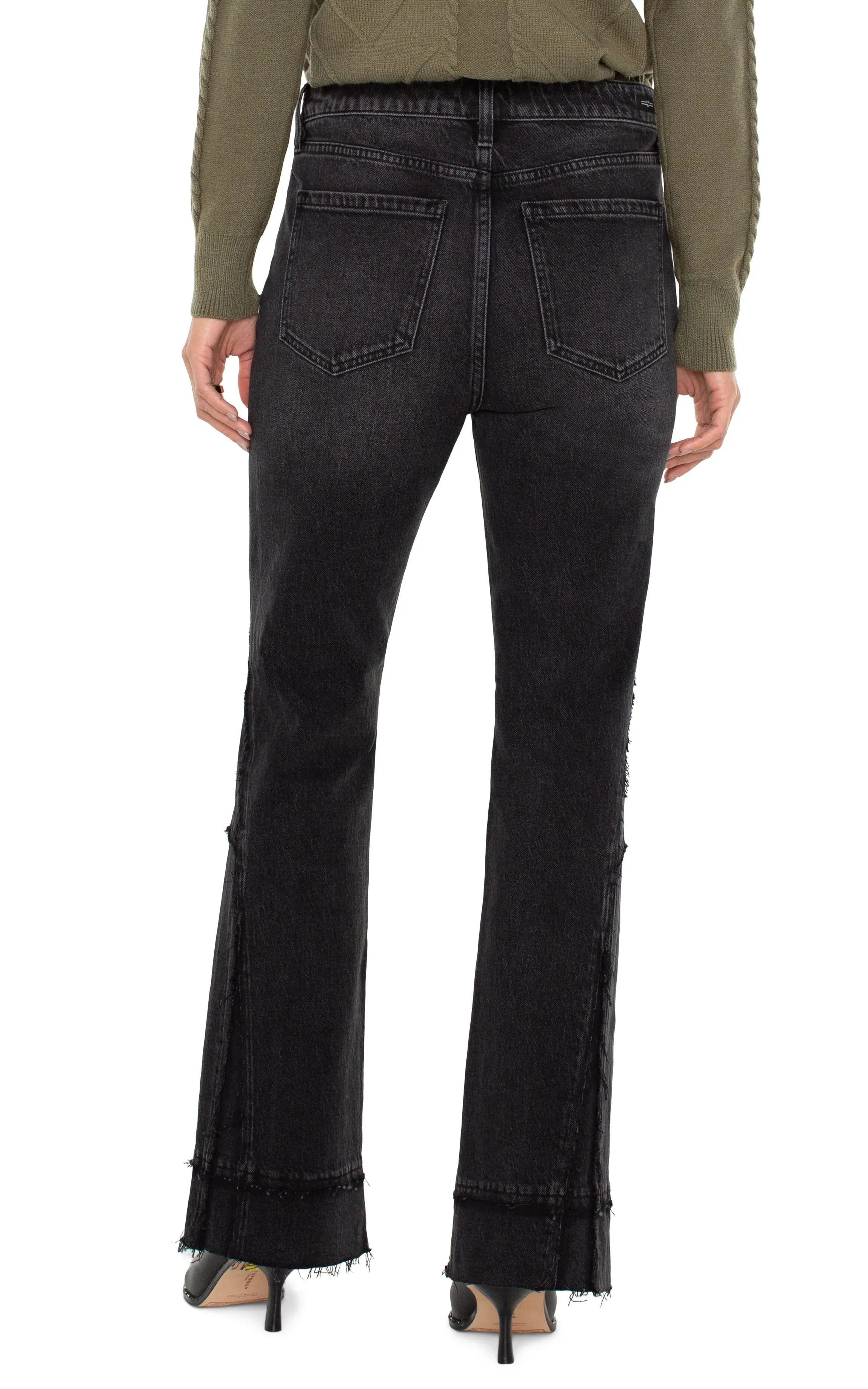 Hannah HR Flare Jean with Crafty Seaming