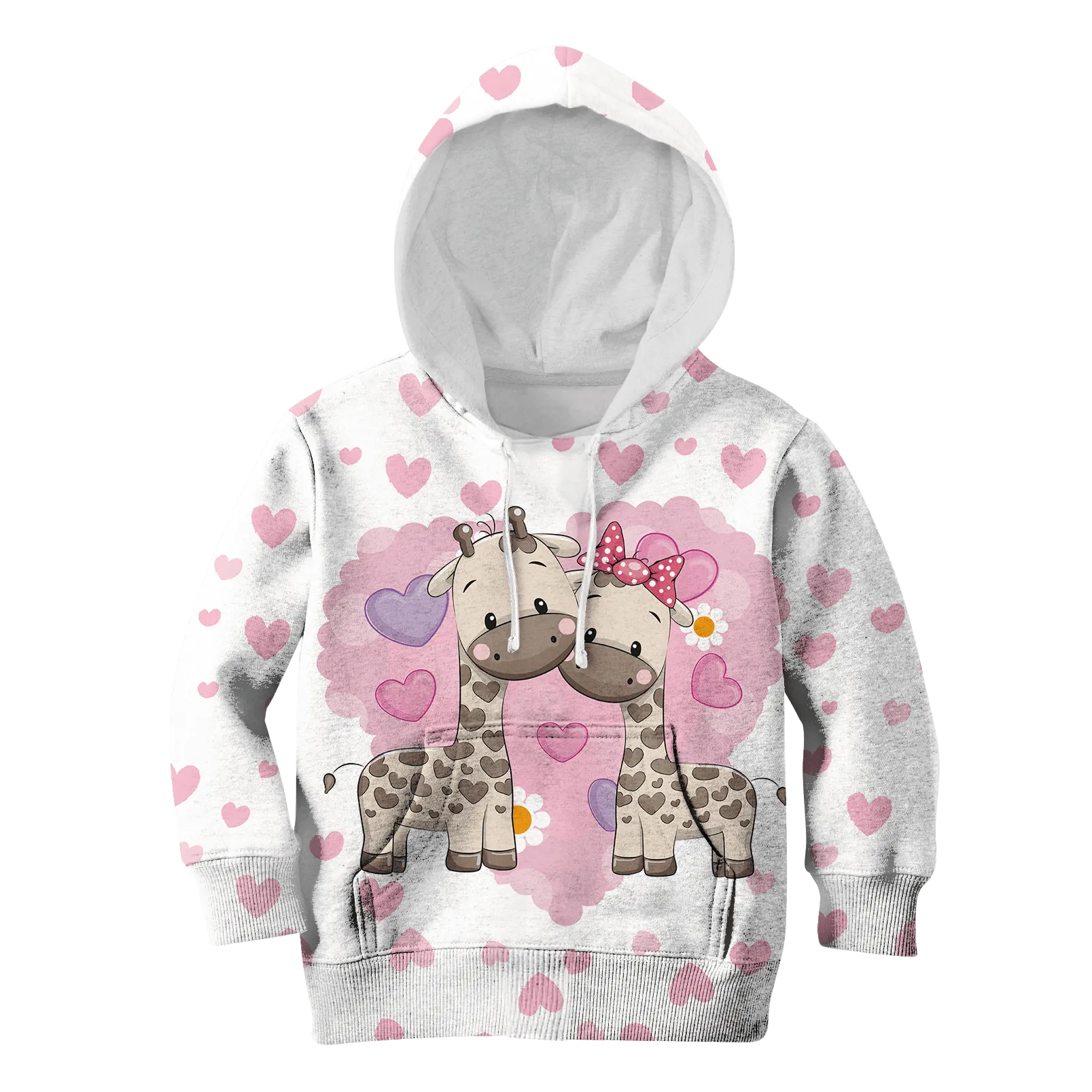 happy giraffe Kid Custom Cosplay Hoodies Apparel