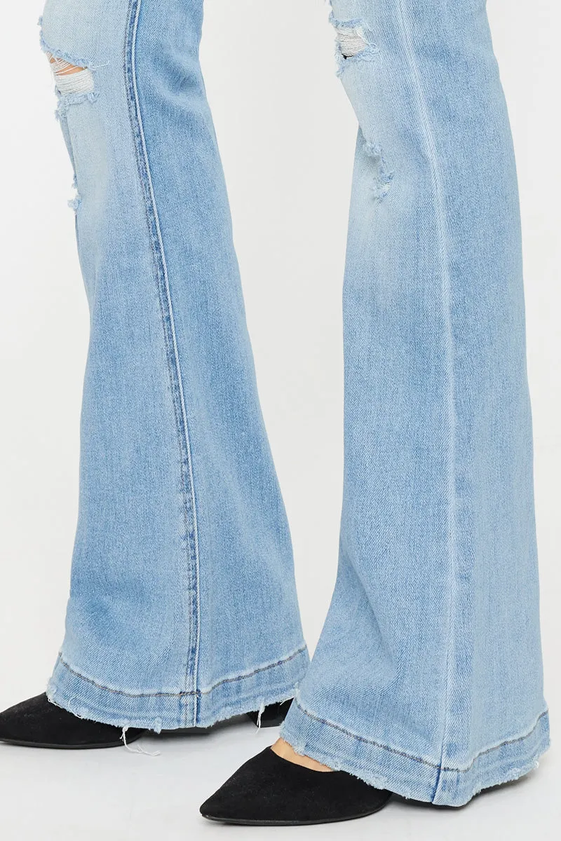 Harlo Mid Rise Flare Jeans