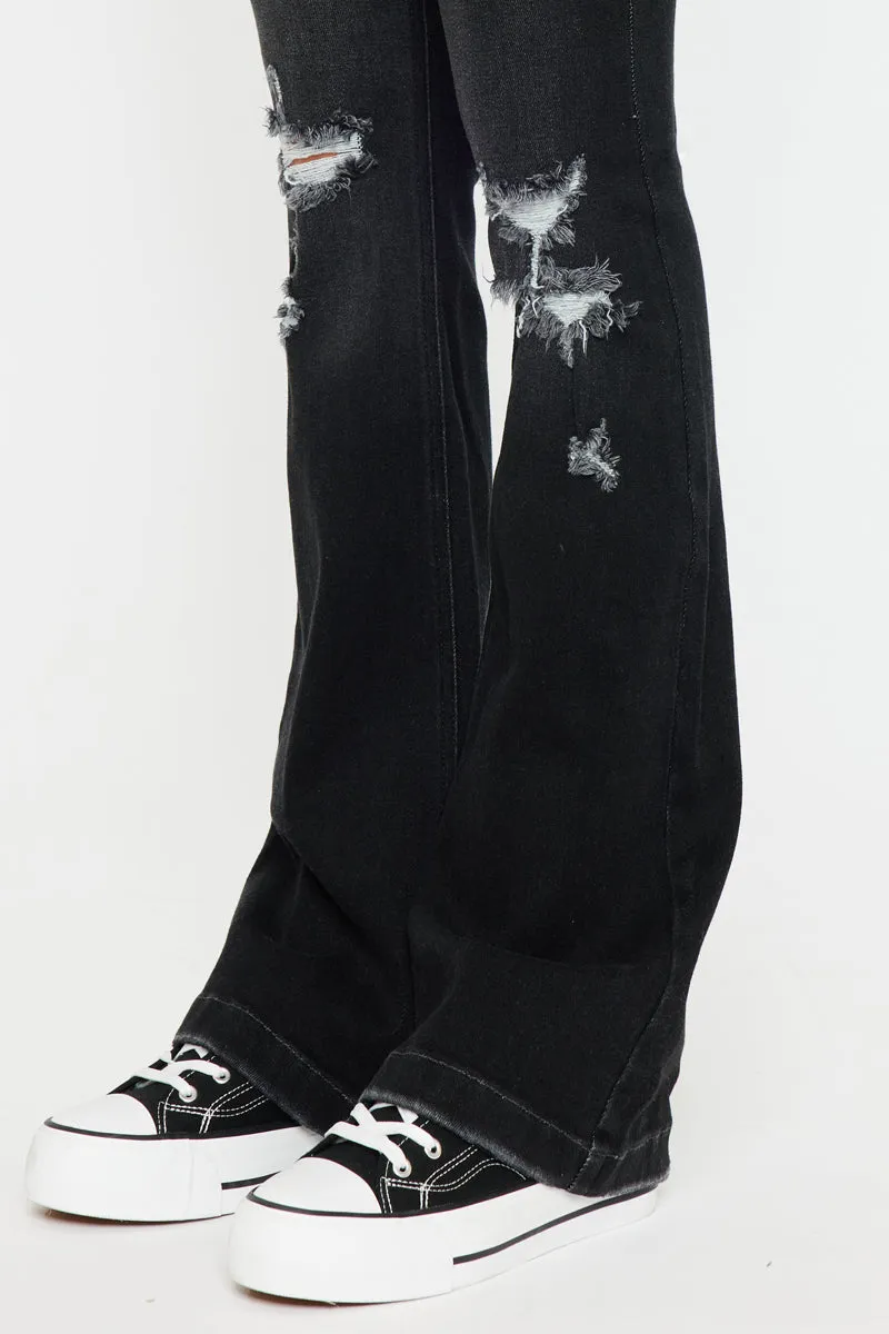 Harlo Mid Rise Flare Jeans