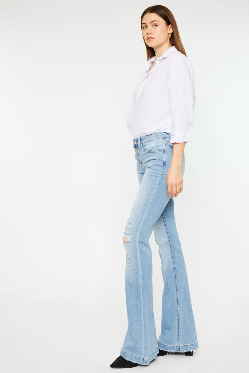 Harlo Mid Rise Flare Jeans