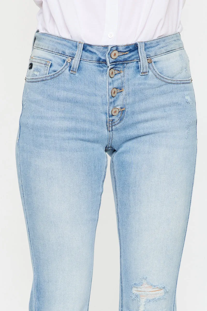 Harlo Mid Rise Flare Jeans