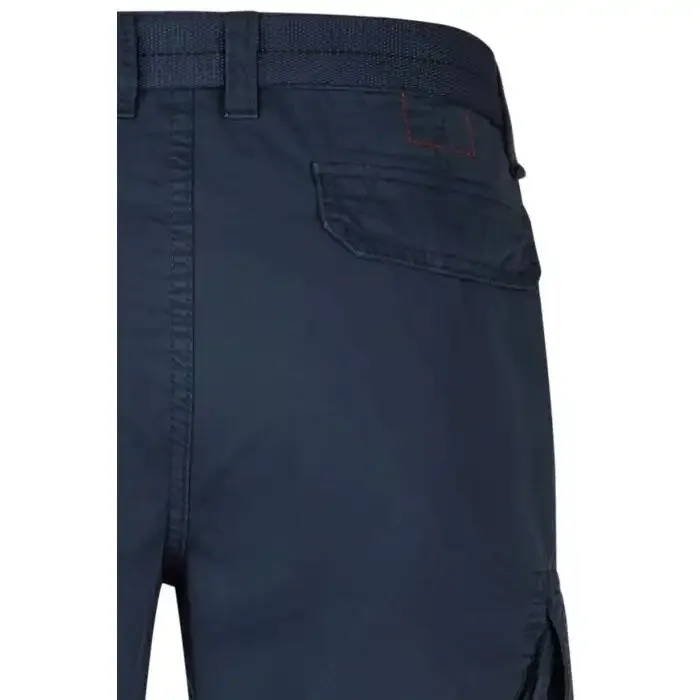 Hattric Mens Cargo Bermuda Shorts Navy
