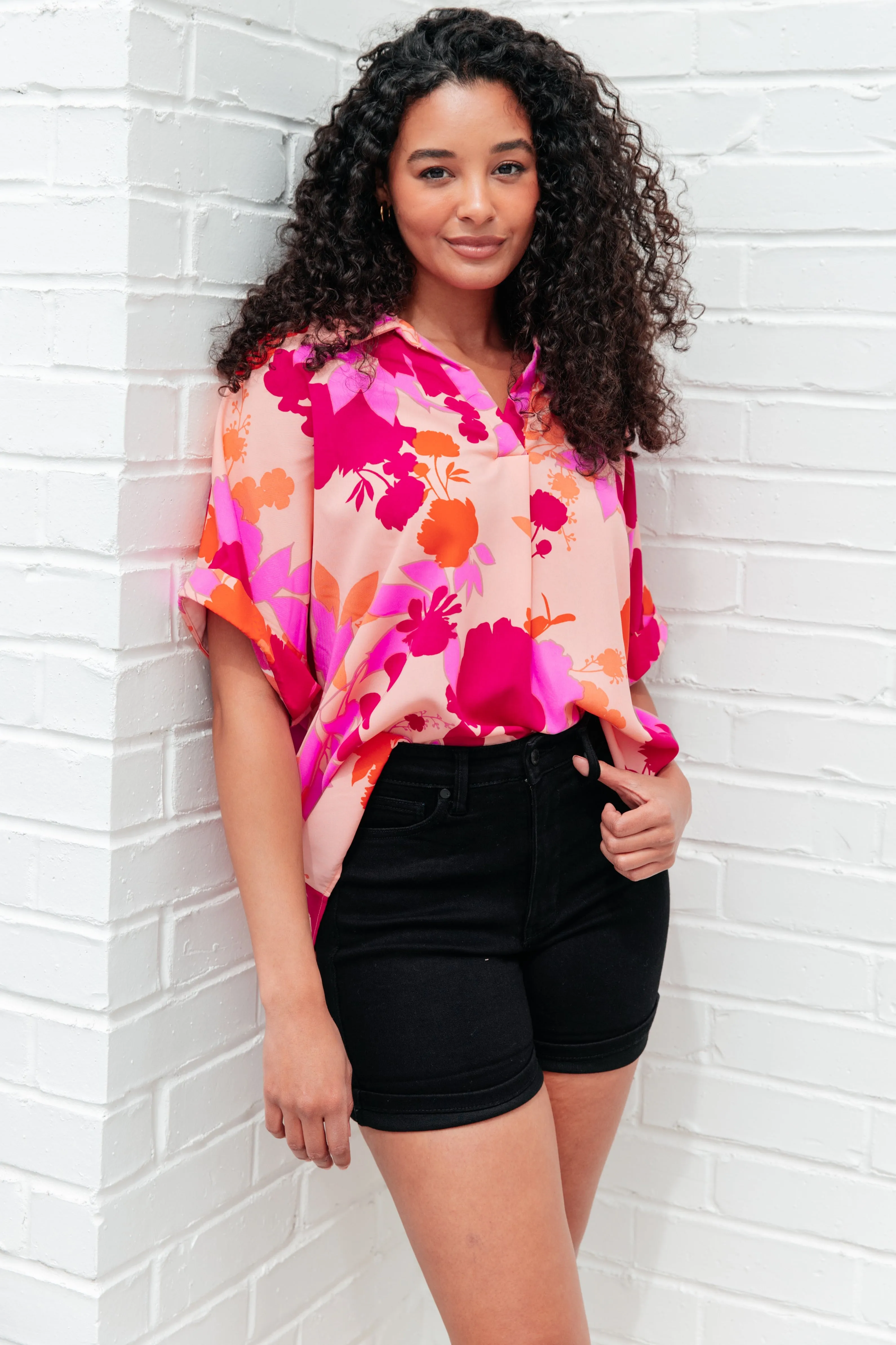 Hazel Blues® |  Hazy Cosmic Jive Relaxed Blouse
