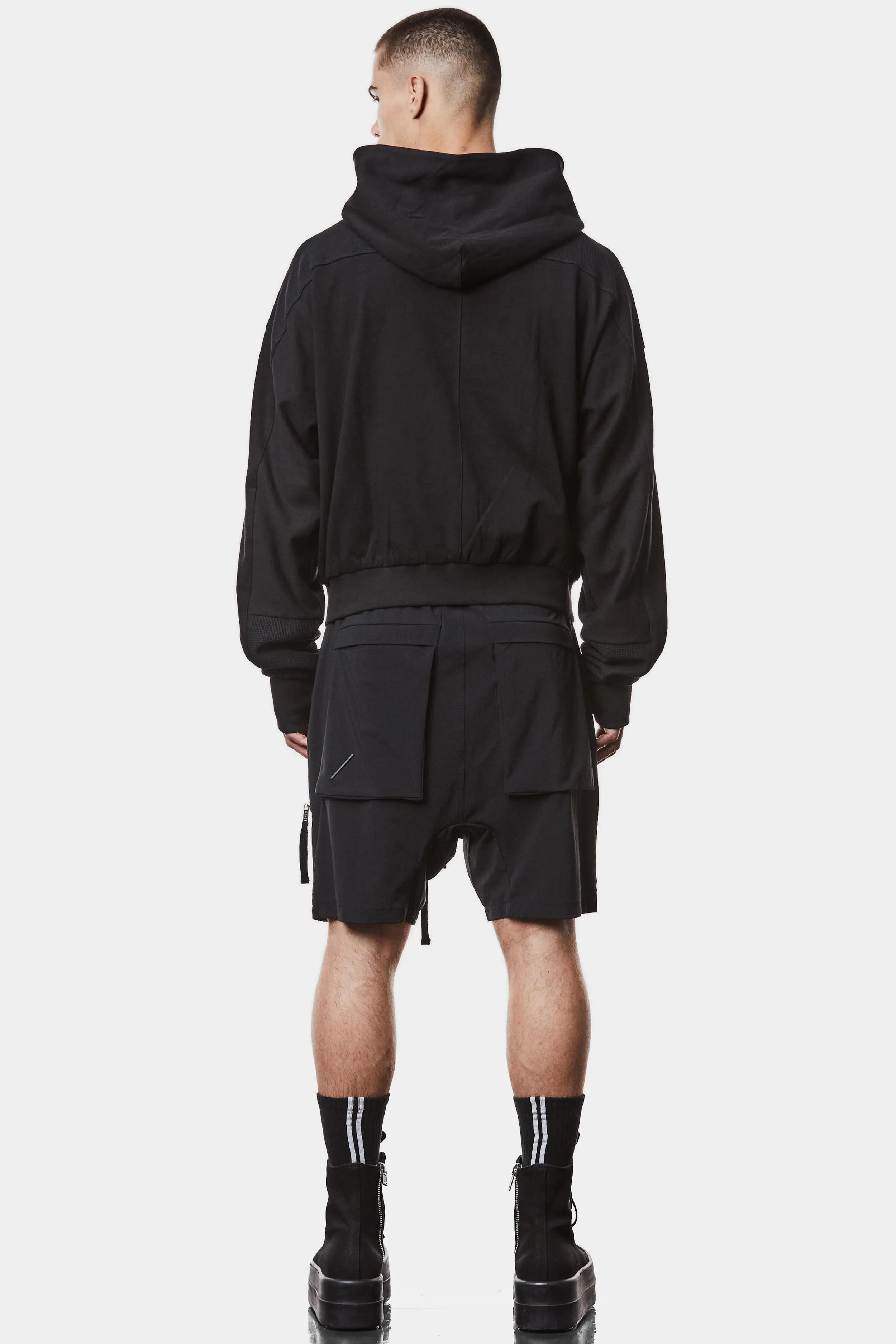 Hooded zip up sweater