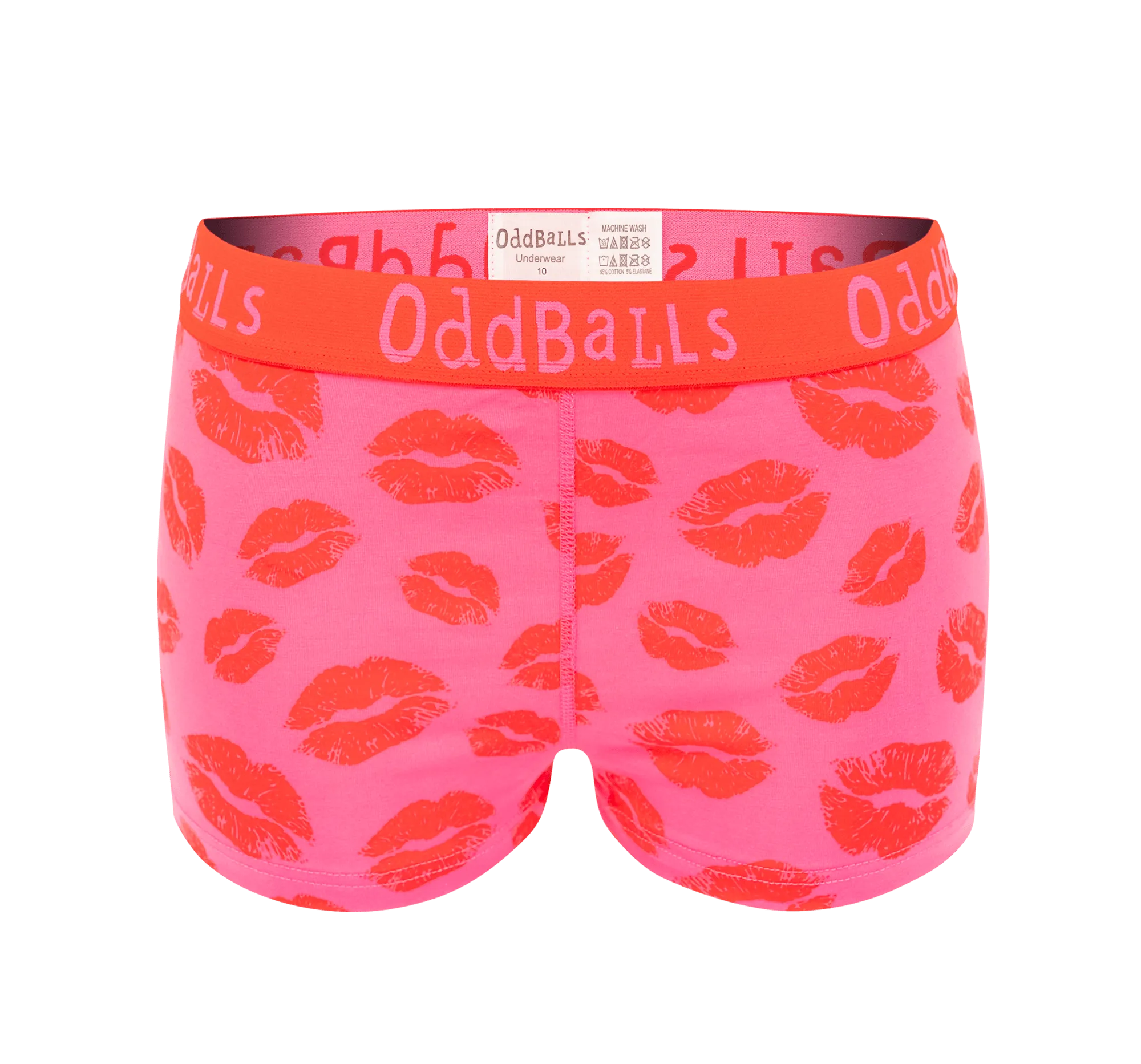 Hot Lips Bundle - Womens Boxer Shorts   Bralette