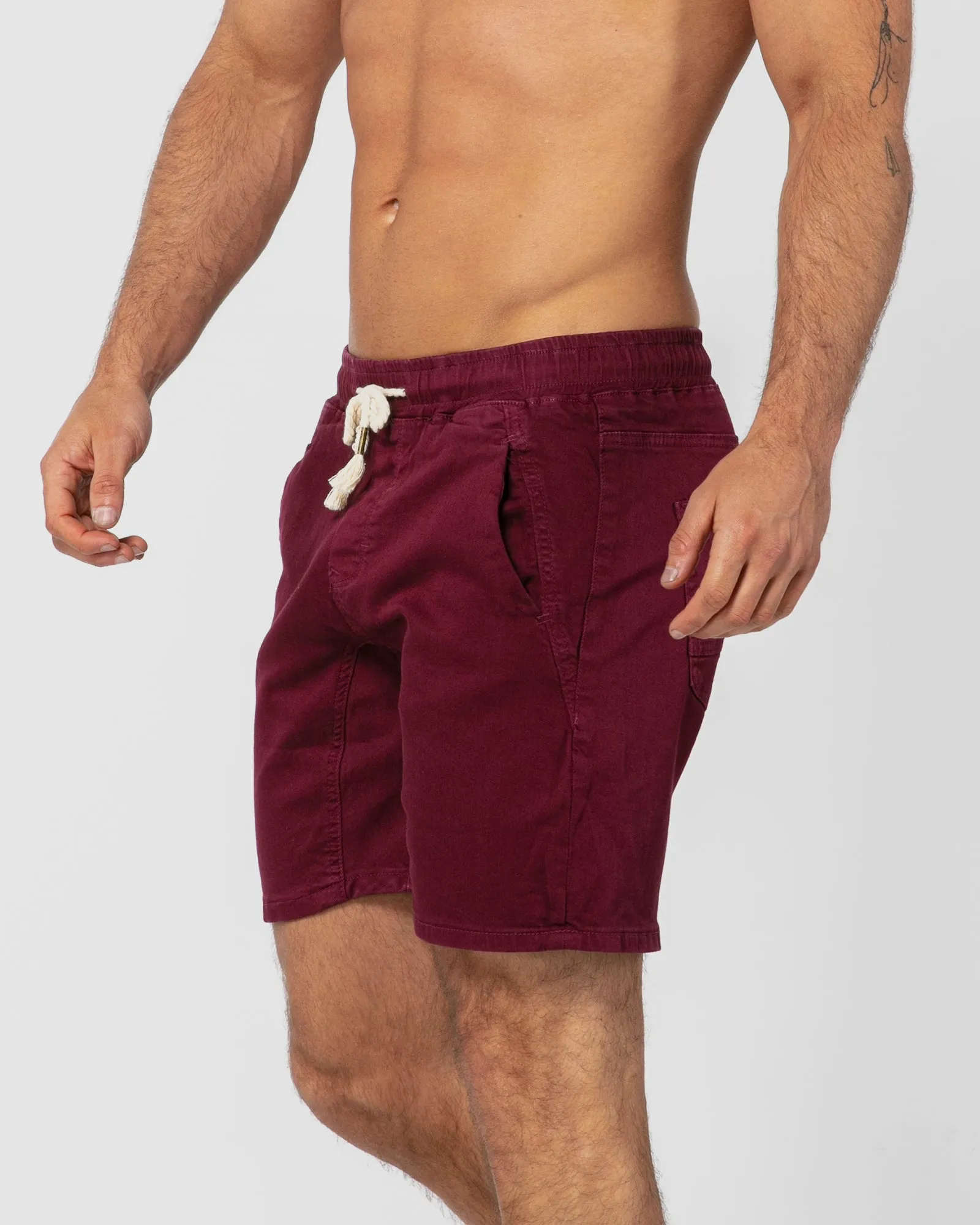 Hudson Maroon Shorts