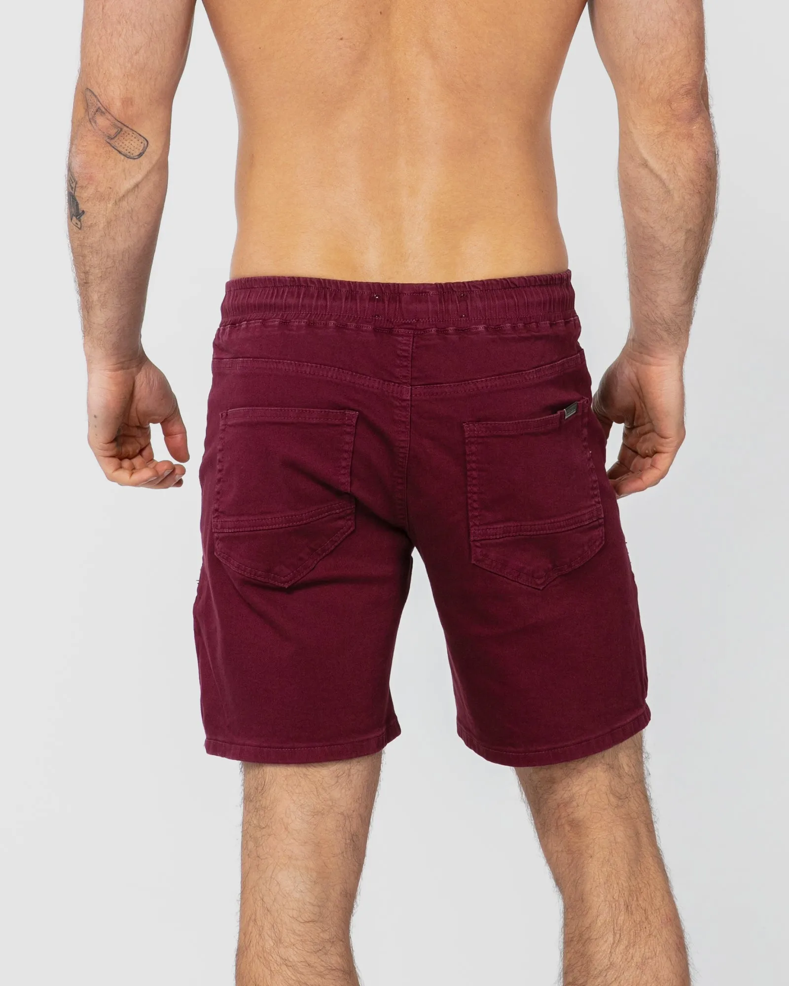 Hudson Maroon Shorts