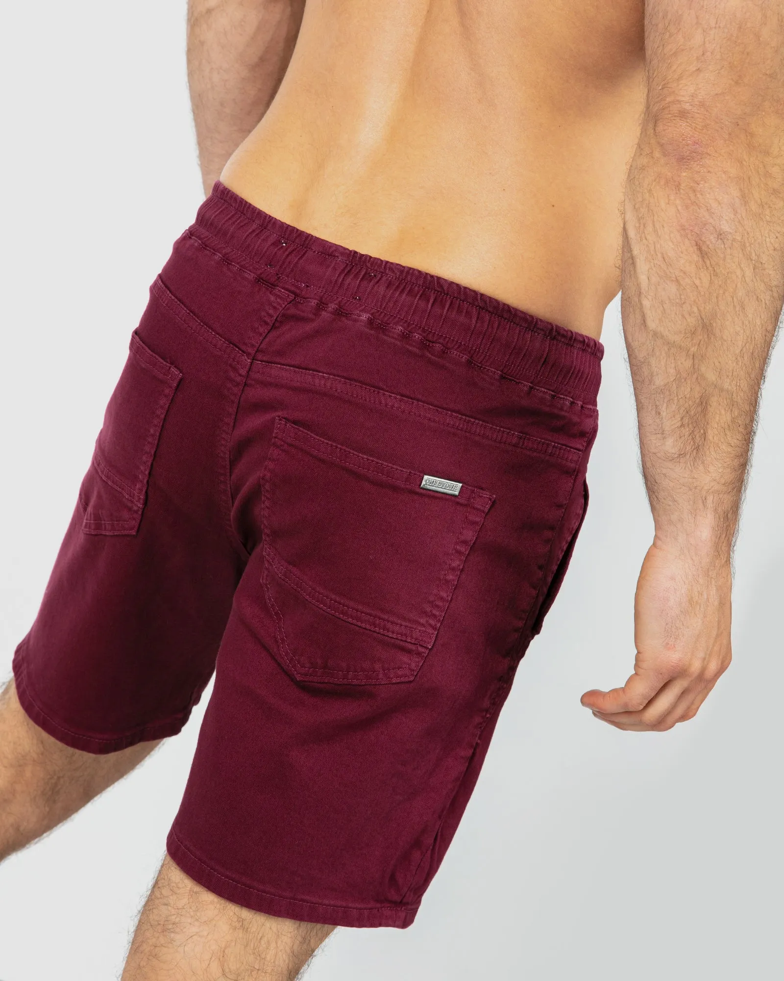 Hudson Maroon Shorts