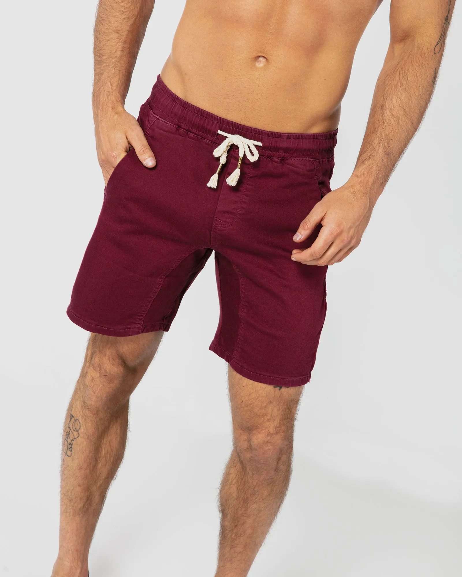 Hudson Maroon Shorts