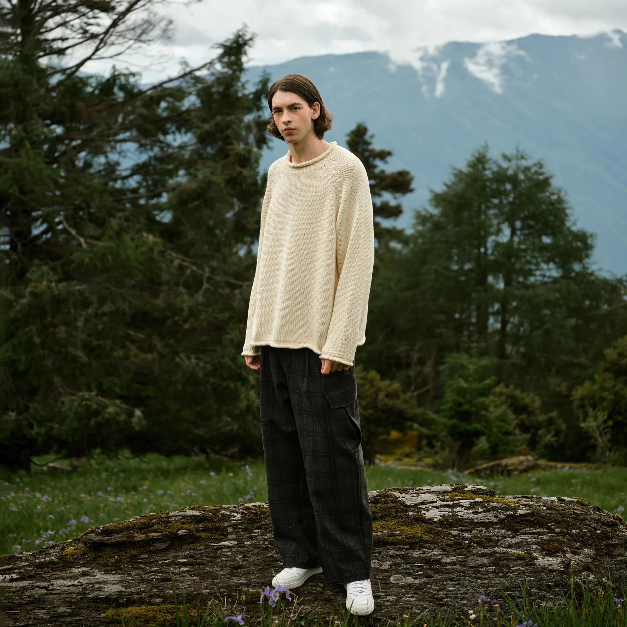Island Cotton Knit Sweater