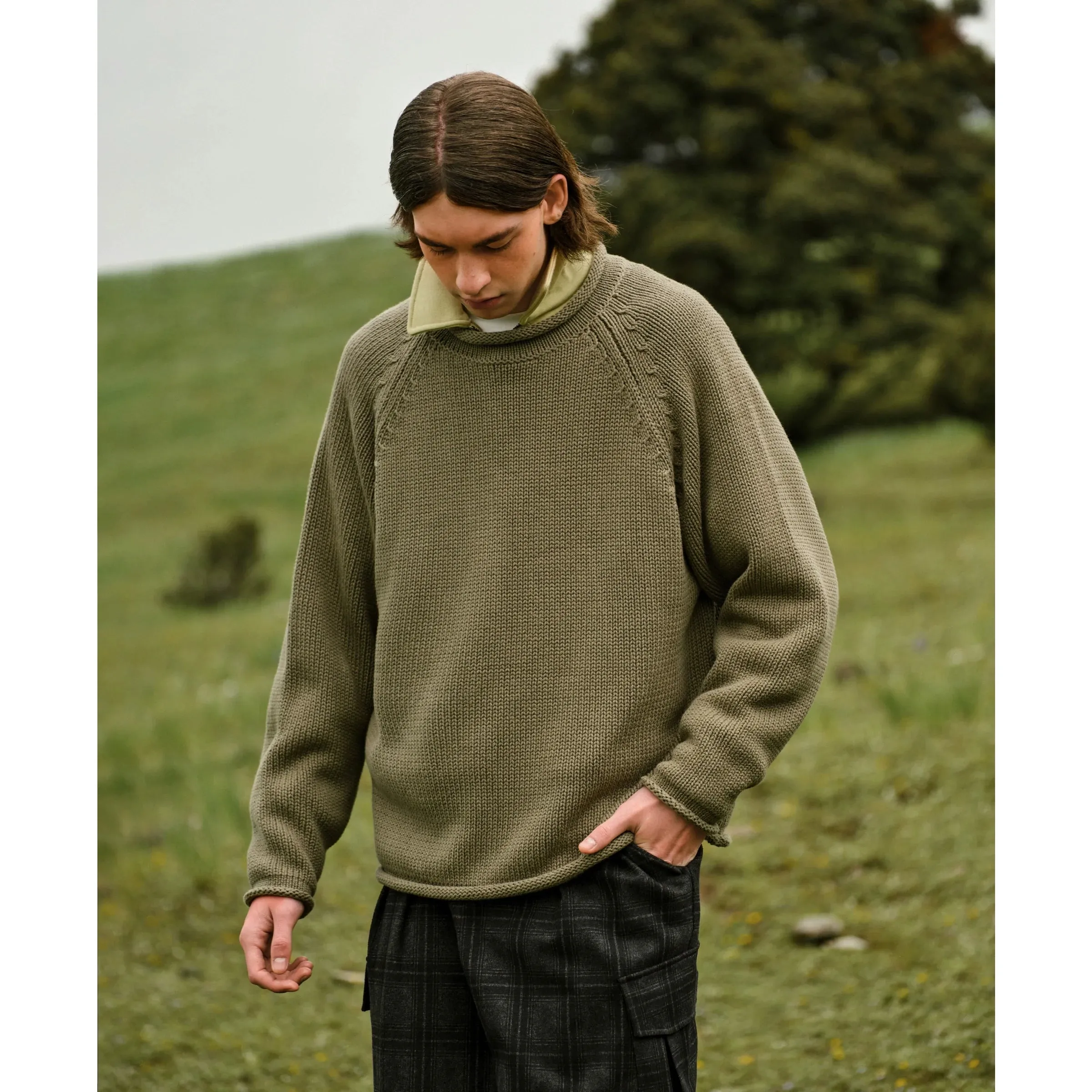 Island Cotton Knit Sweater