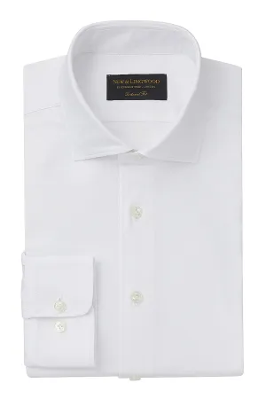 Ivory Cutaway Collar Tailored Fit Stretch Shirt