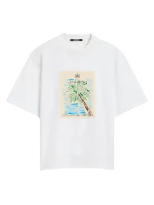 Jacquemus Le T-Shirt Marino T-Shirt in Arty Hotel White