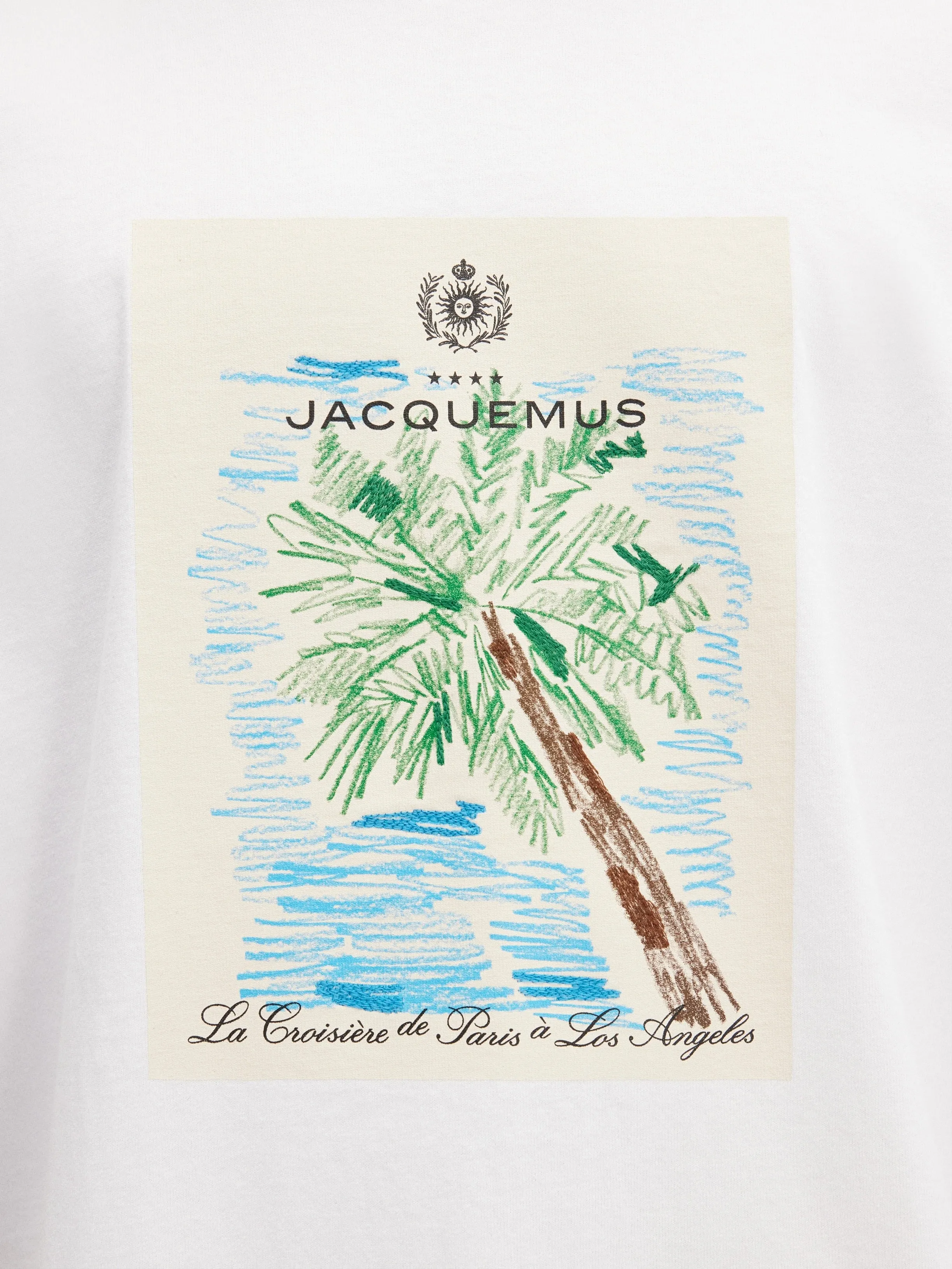 Jacquemus Le T-Shirt Marino T-Shirt in Arty Hotel White
