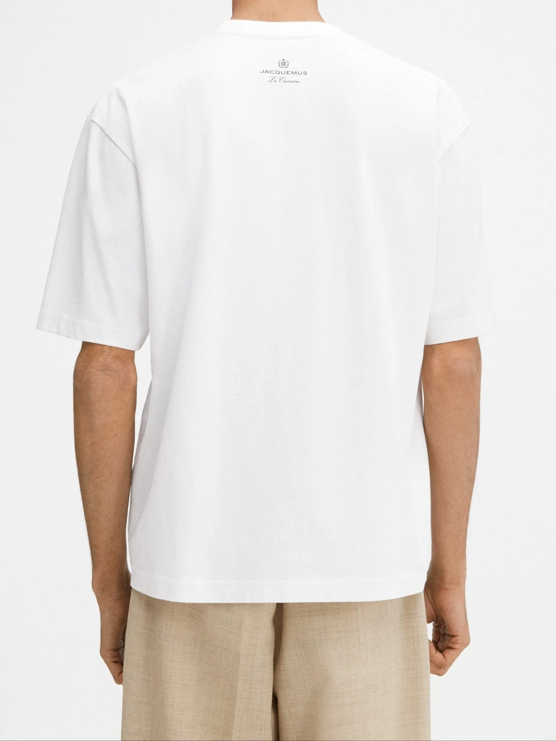 Jacquemus Le T-Shirt Marino T-Shirt in Arty Hotel White