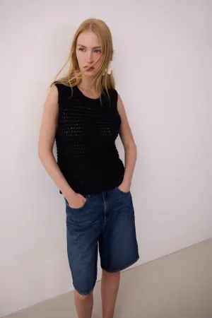 Jaf Denim Bermuda Shorts