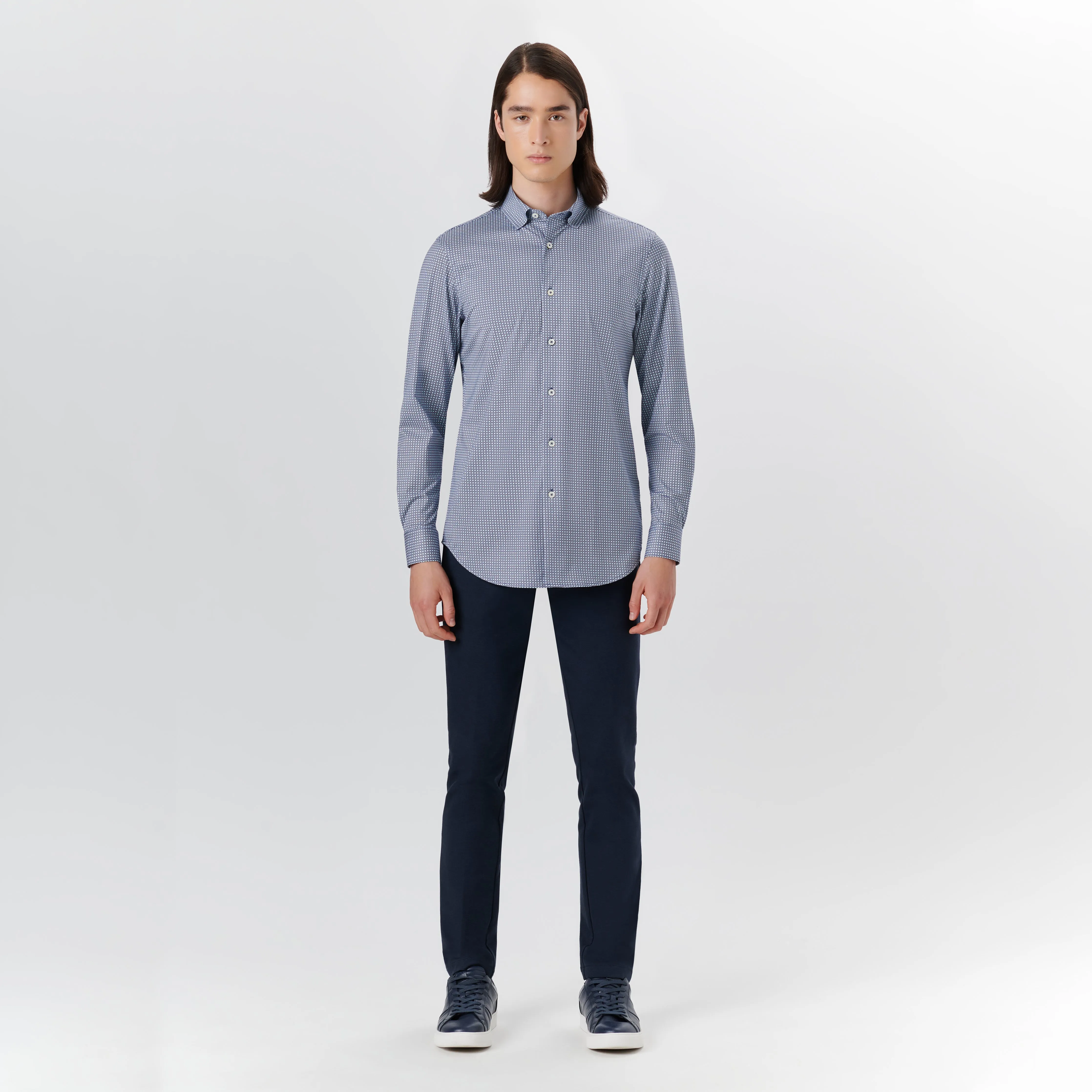 JAMES Geometric Print OoohCotton Shirt