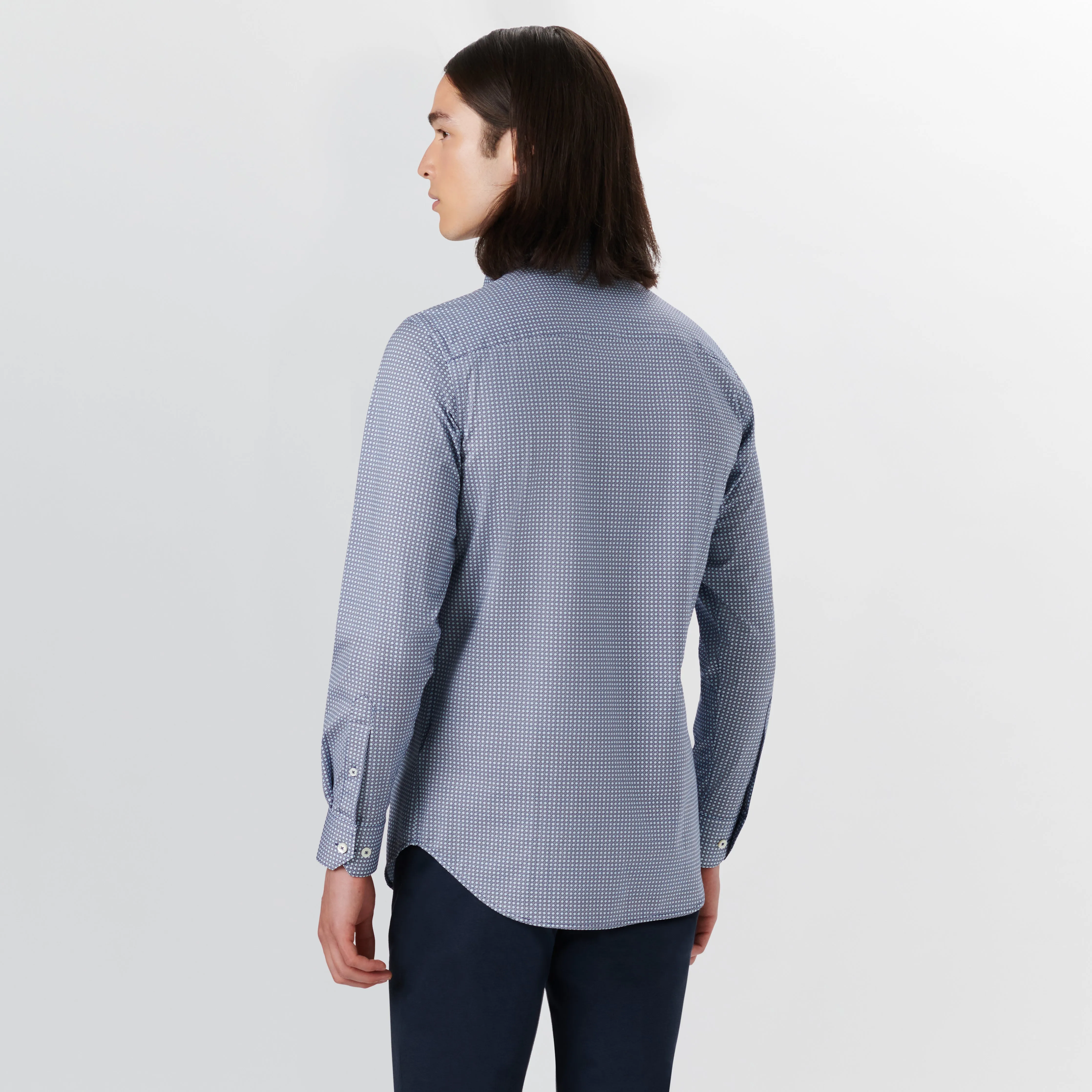 JAMES Geometric Print OoohCotton Shirt