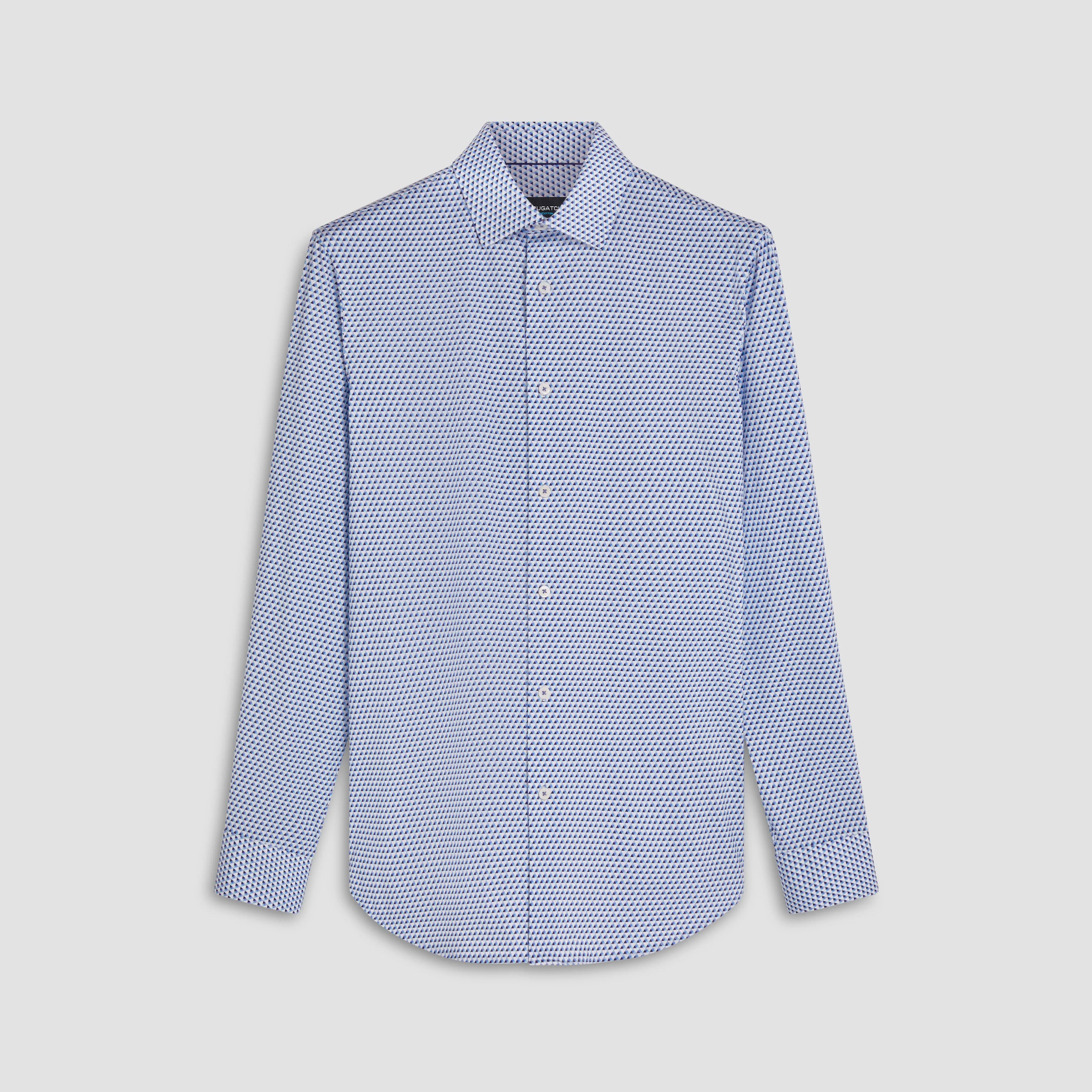 James Geometric Print OoohCotton Shirt