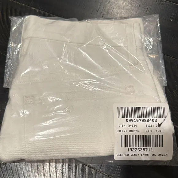 J.Crew Women’s Relaxed denim short in white