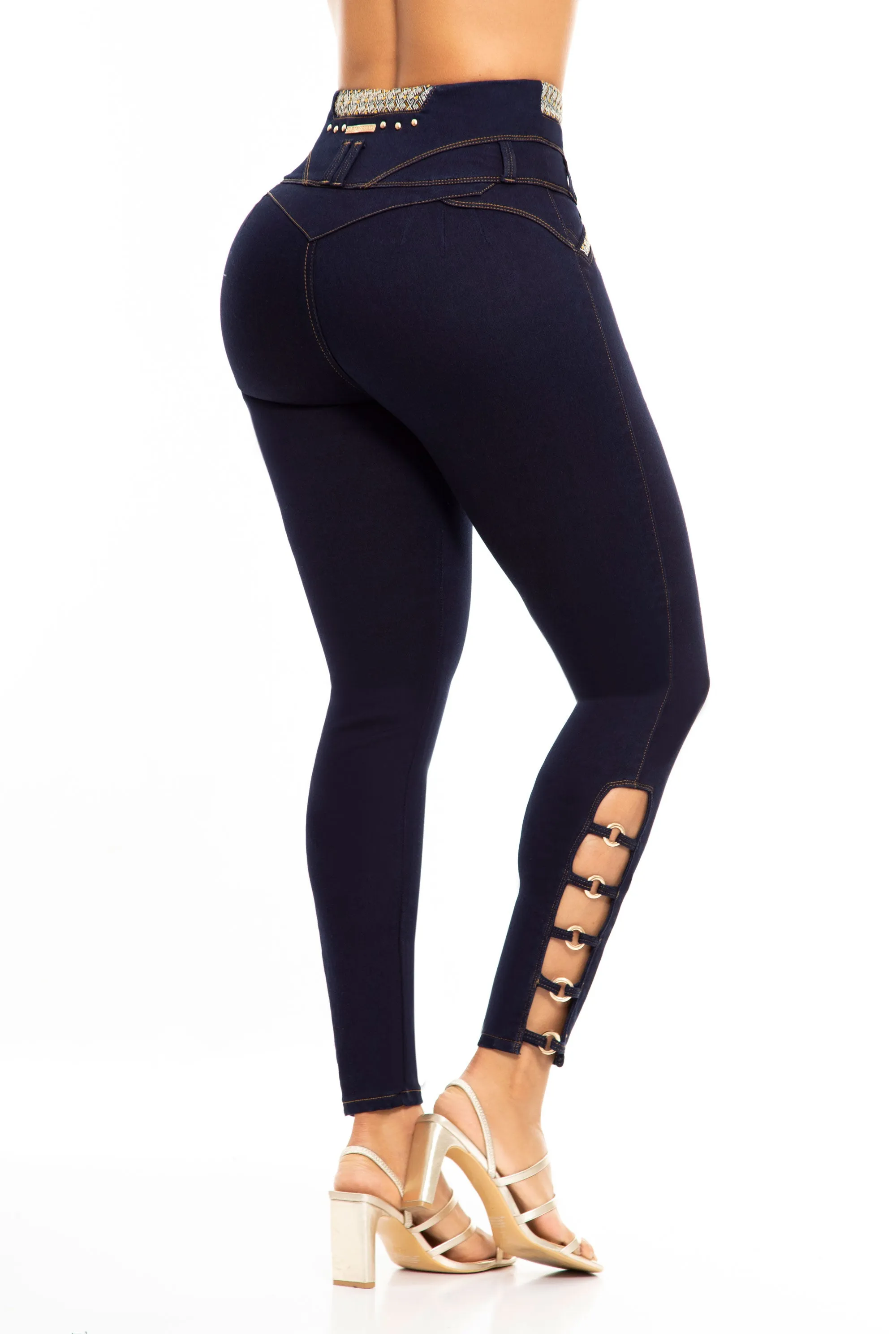 JEANS COLOMBIANOS PUSH UP AZUL OSCURO 6933