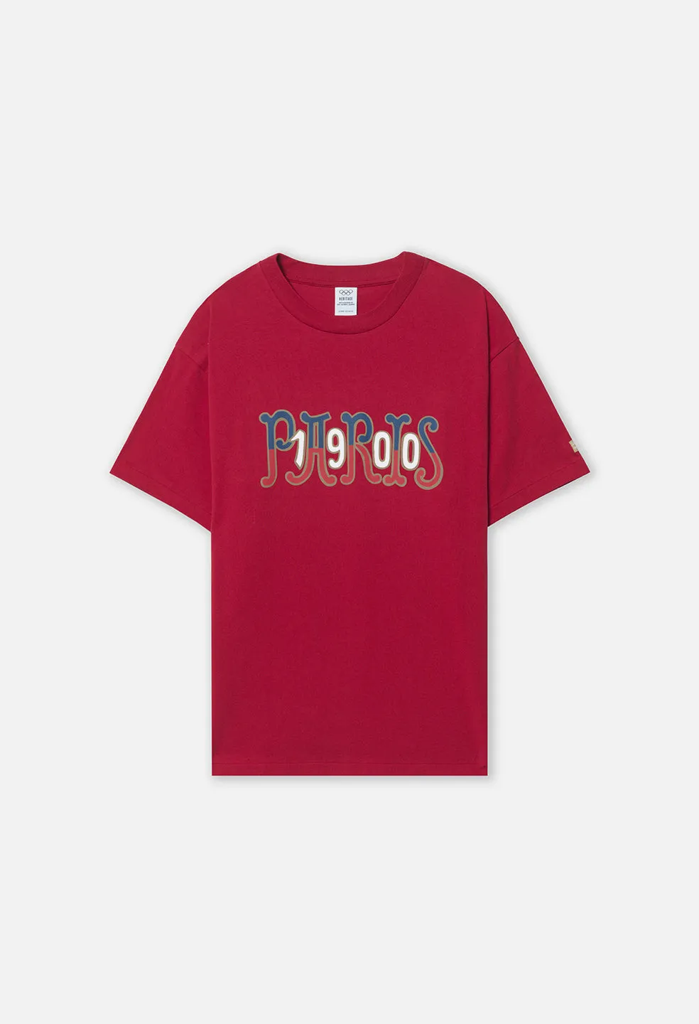 John Elliott x Olympic Heritage Paris University Tee / Red