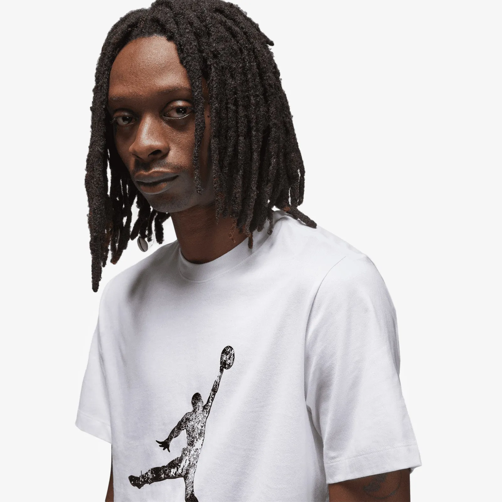 Jordan Essentials Flight Jumpman T-Shirt - White/Black