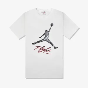 Jordan Essentials Flight Jumpman T-Shirt - White/Black