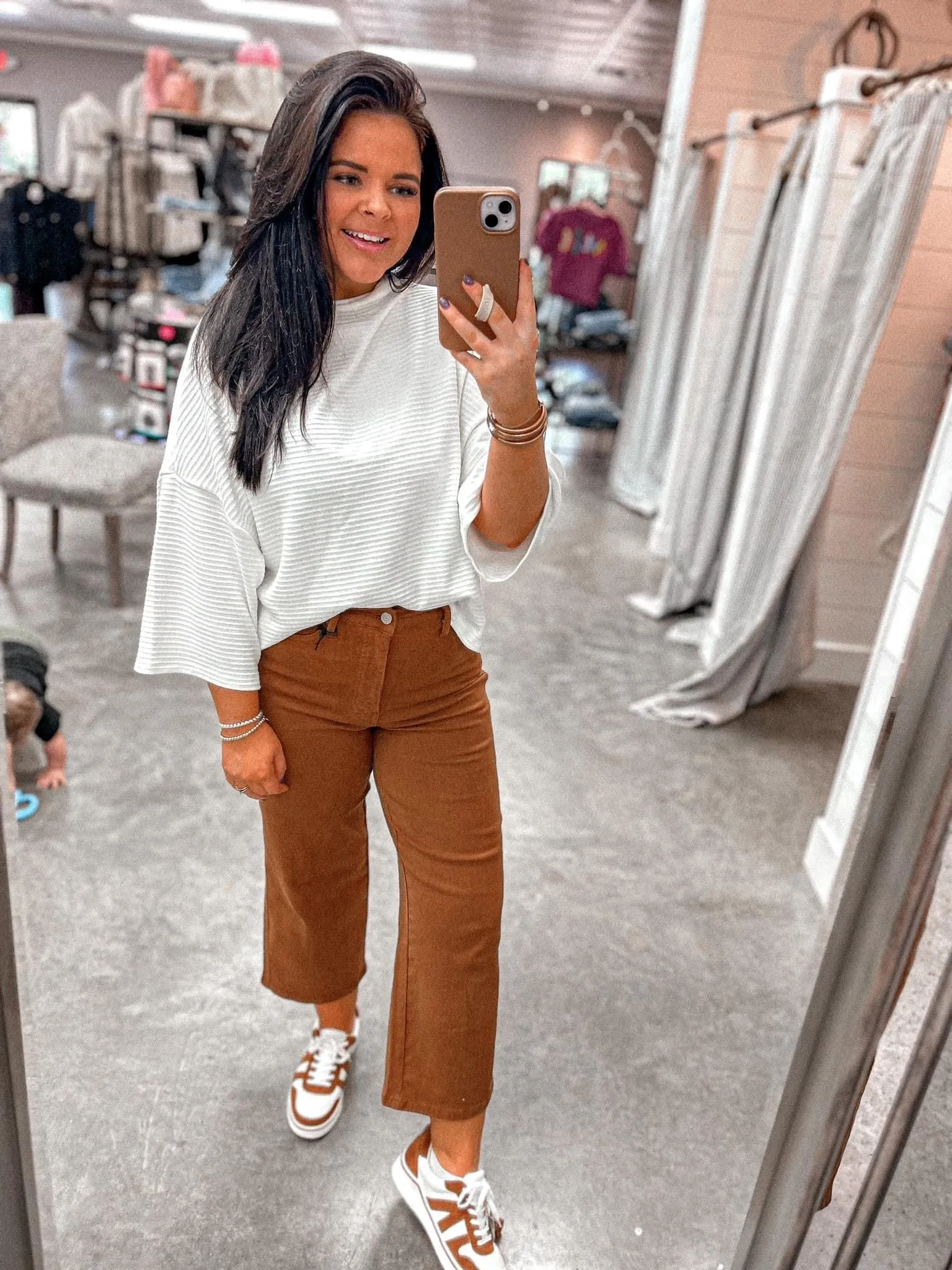 Judy Blue Tummy Control Dyed Cropped Pant