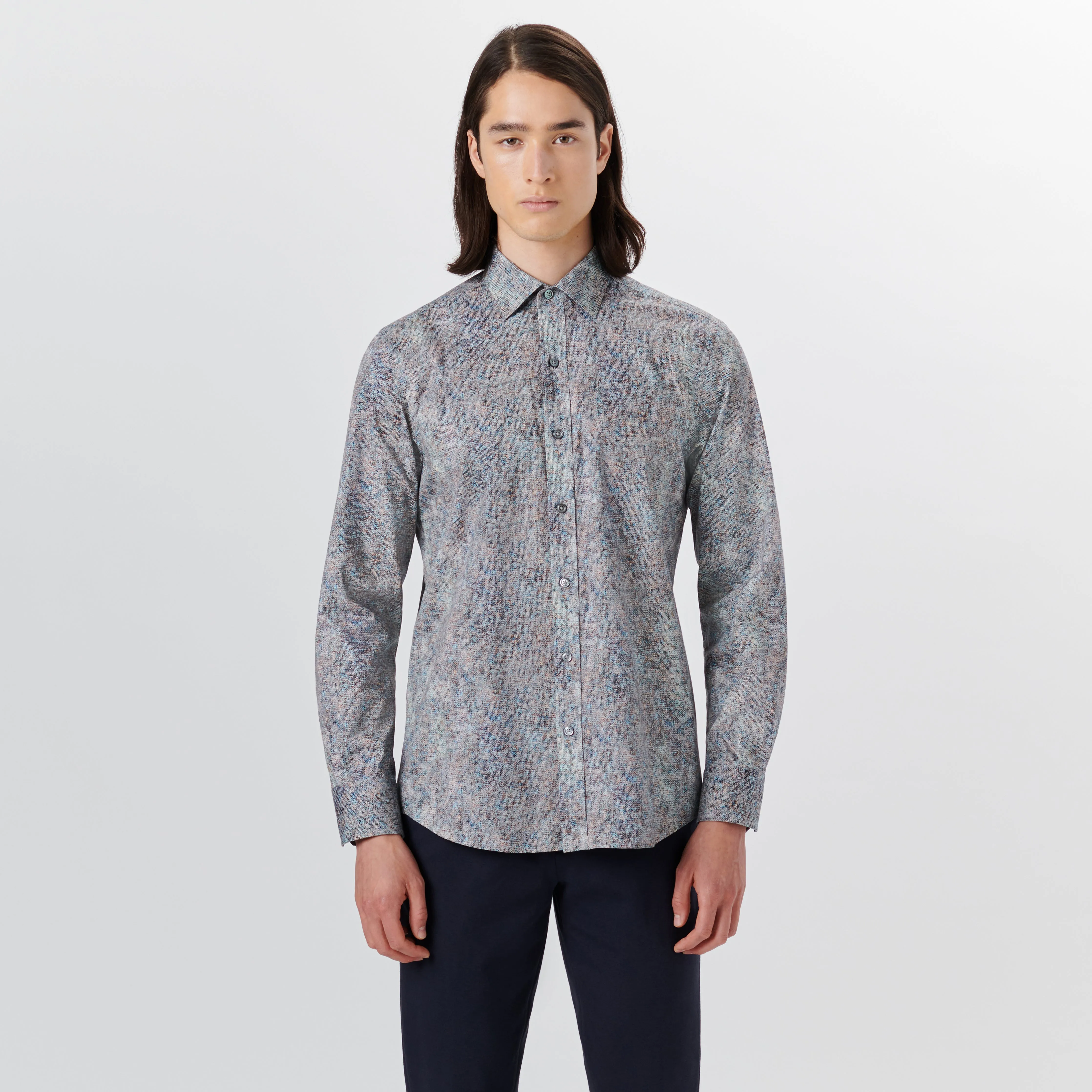 JULIAN Marble Print Shirt