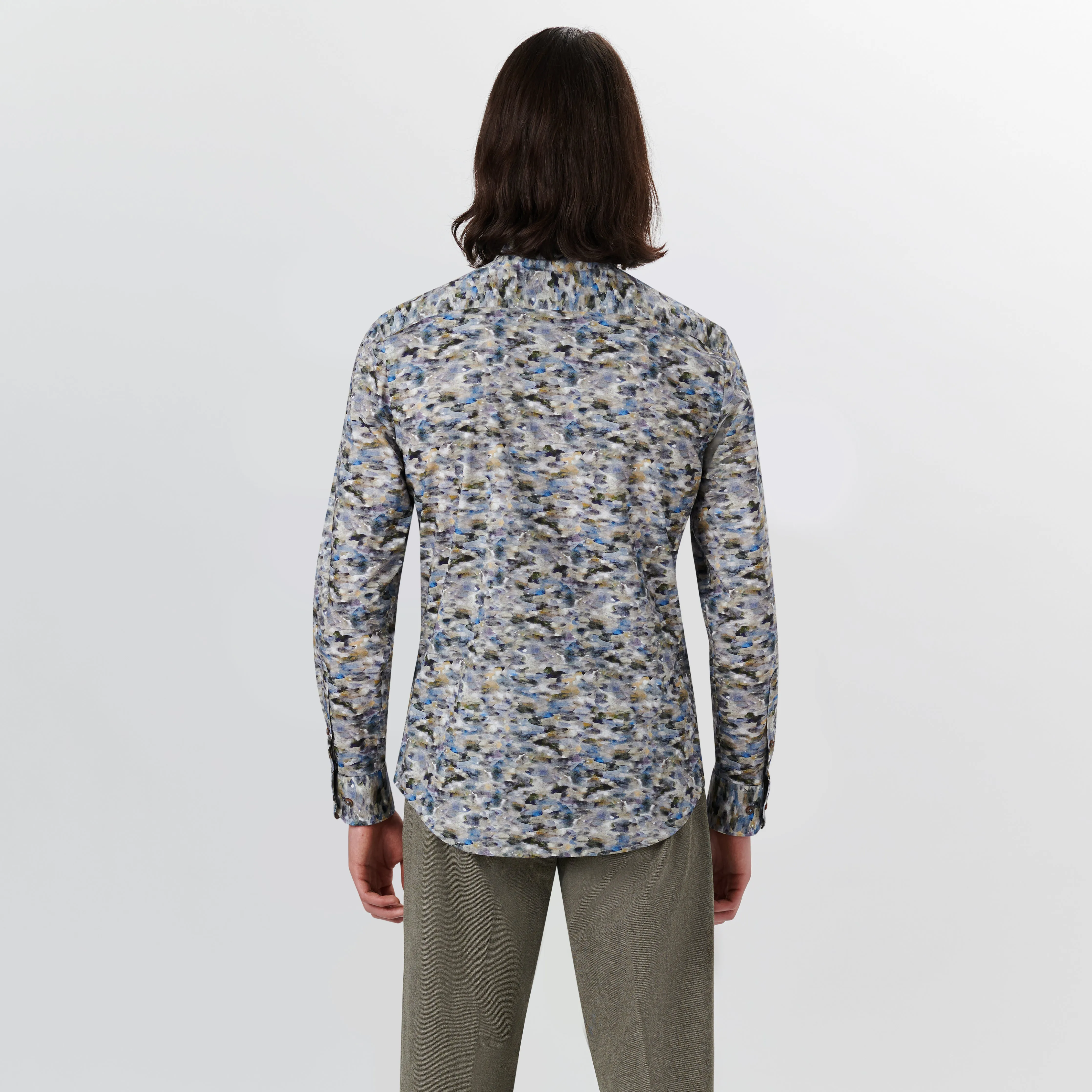 JULIAN Marble Print Shirt