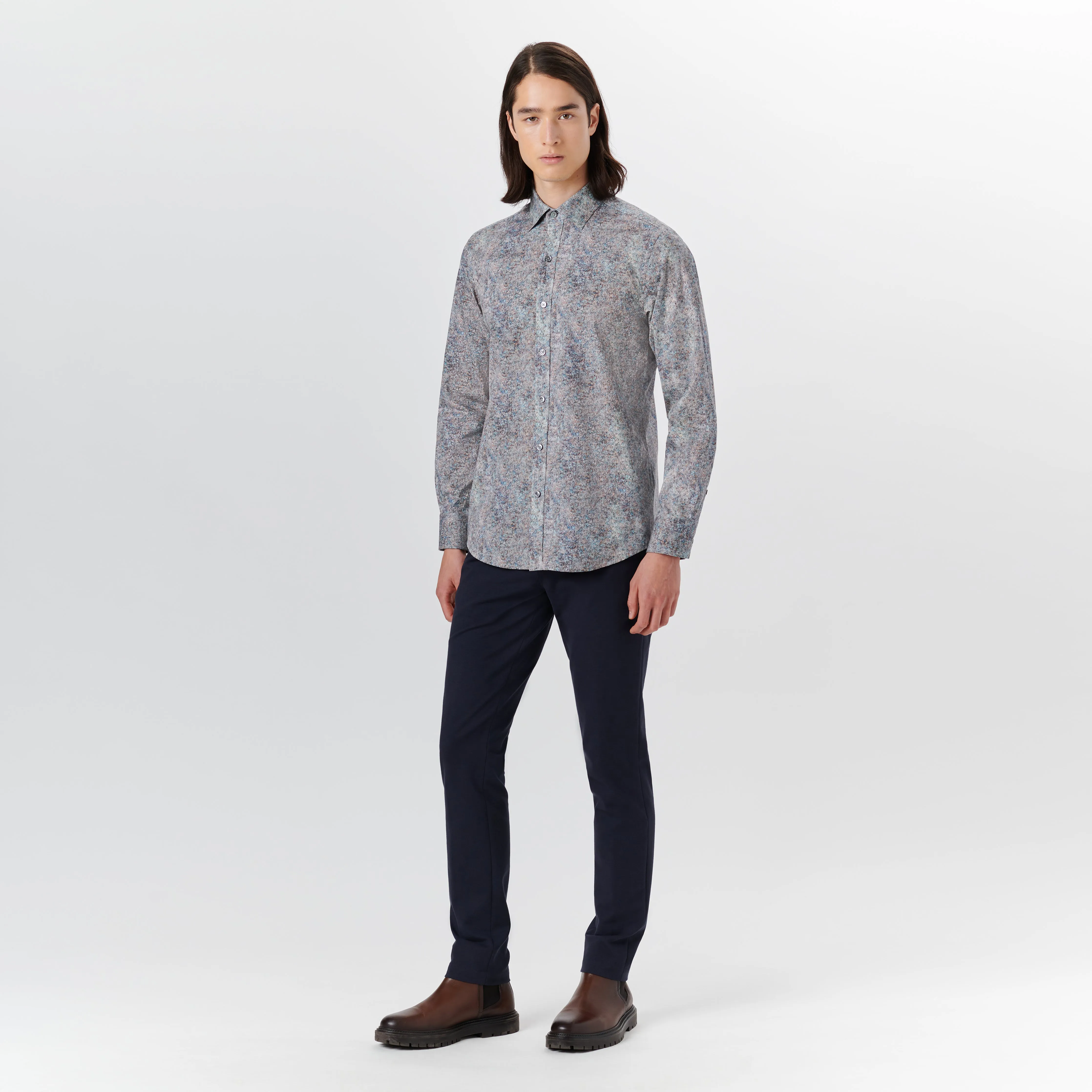 JULIAN Marble Print Shirt