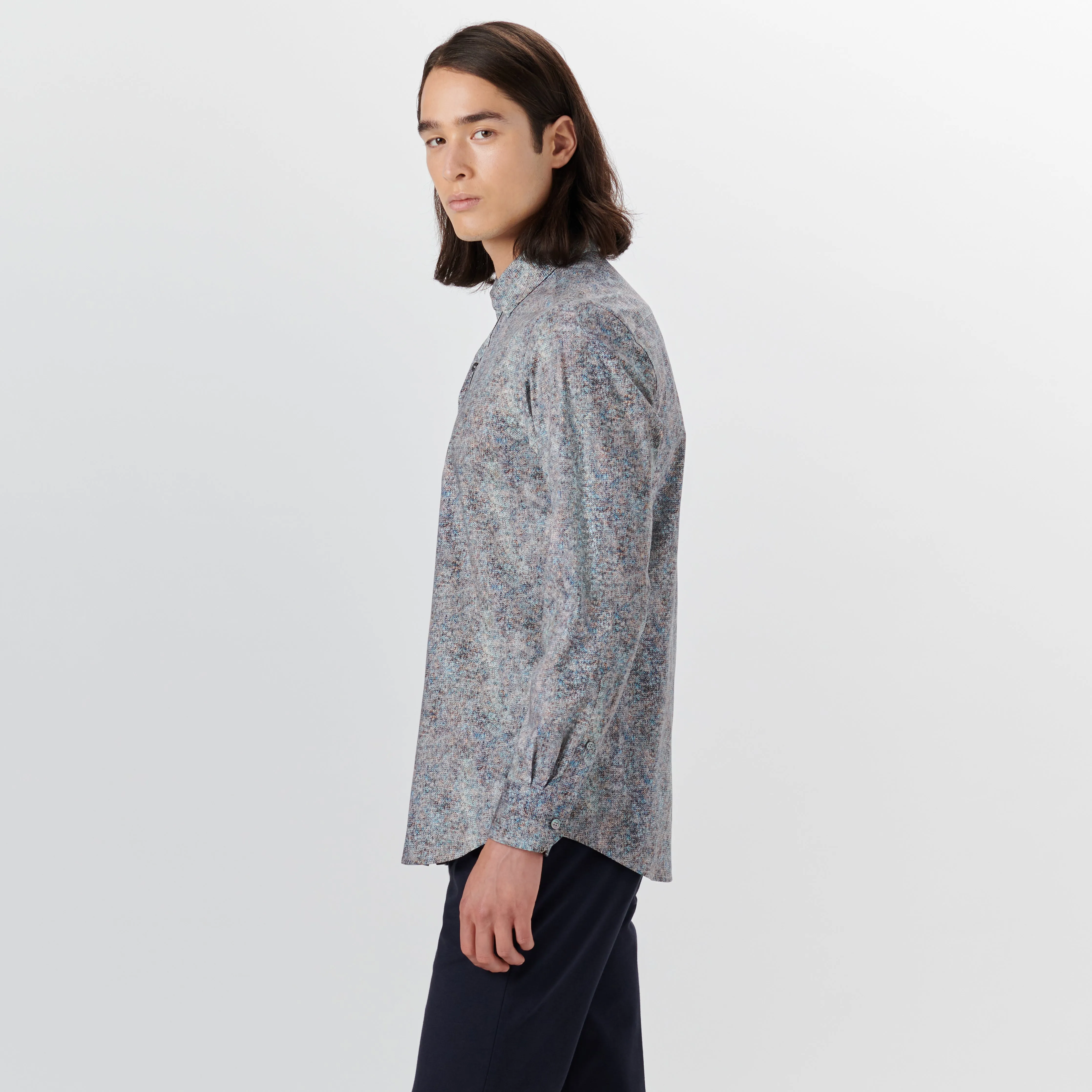 JULIAN Marble Print Shirt