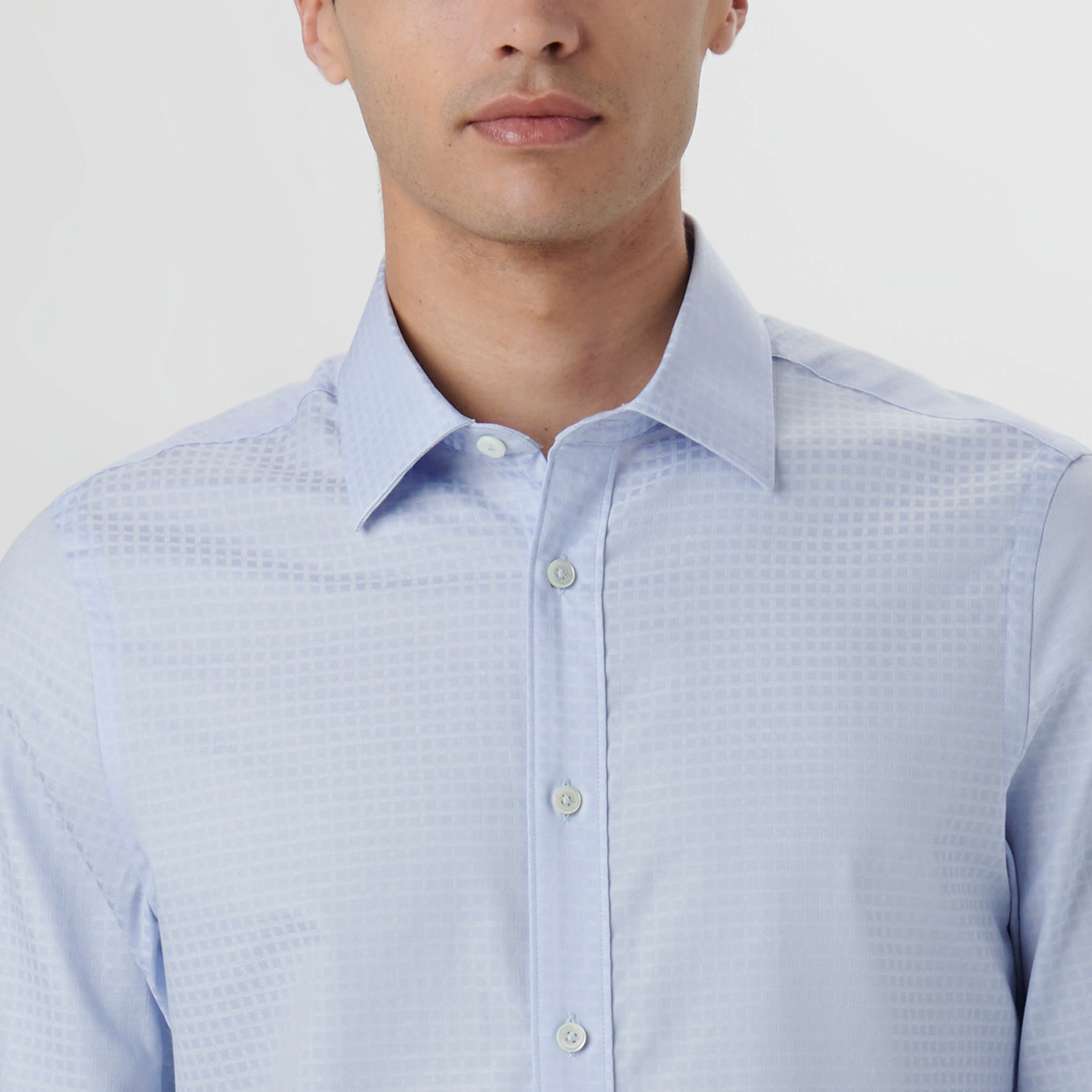 Julian Mini Check Jacquard Shirt