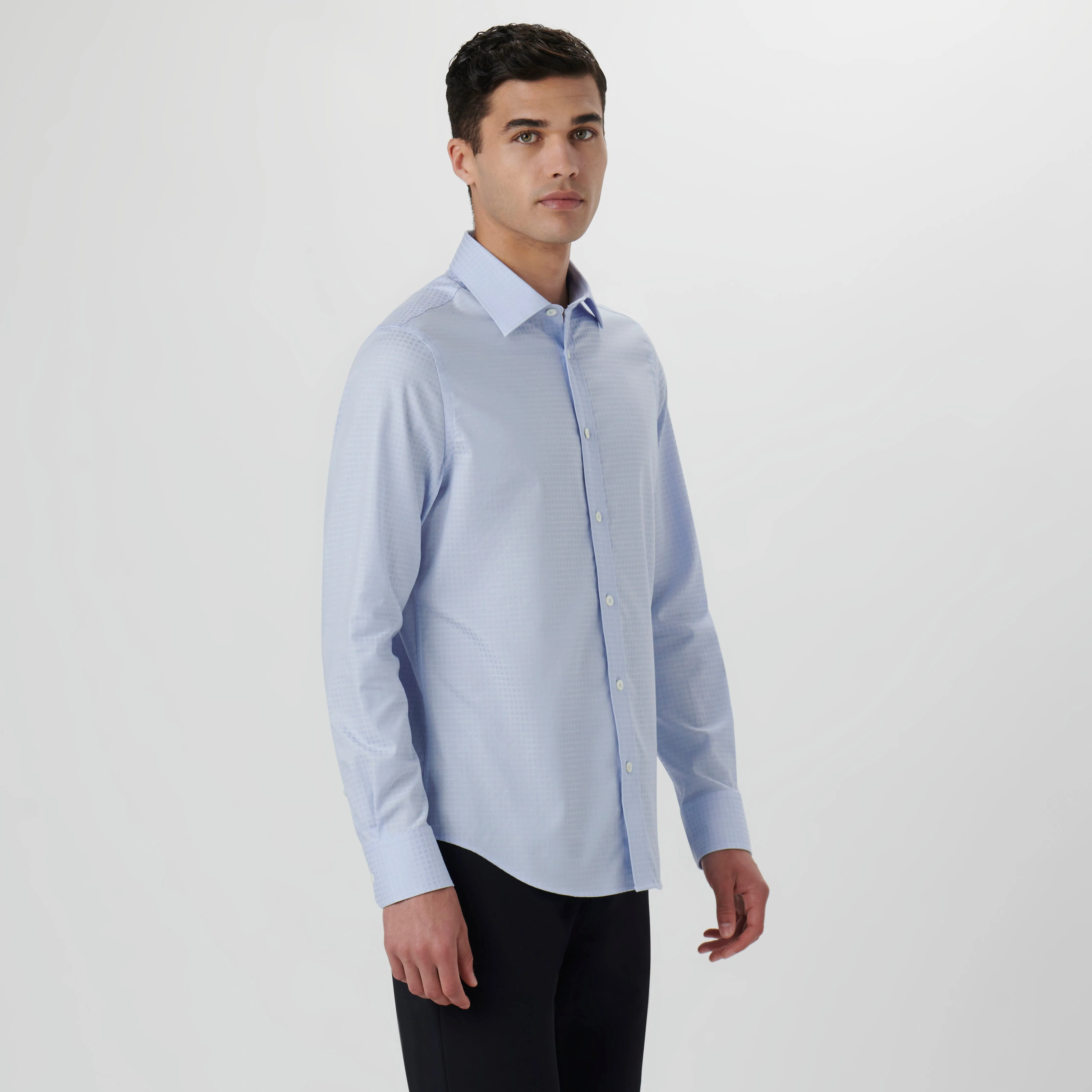 Julian Mini Check Jacquard Shirt