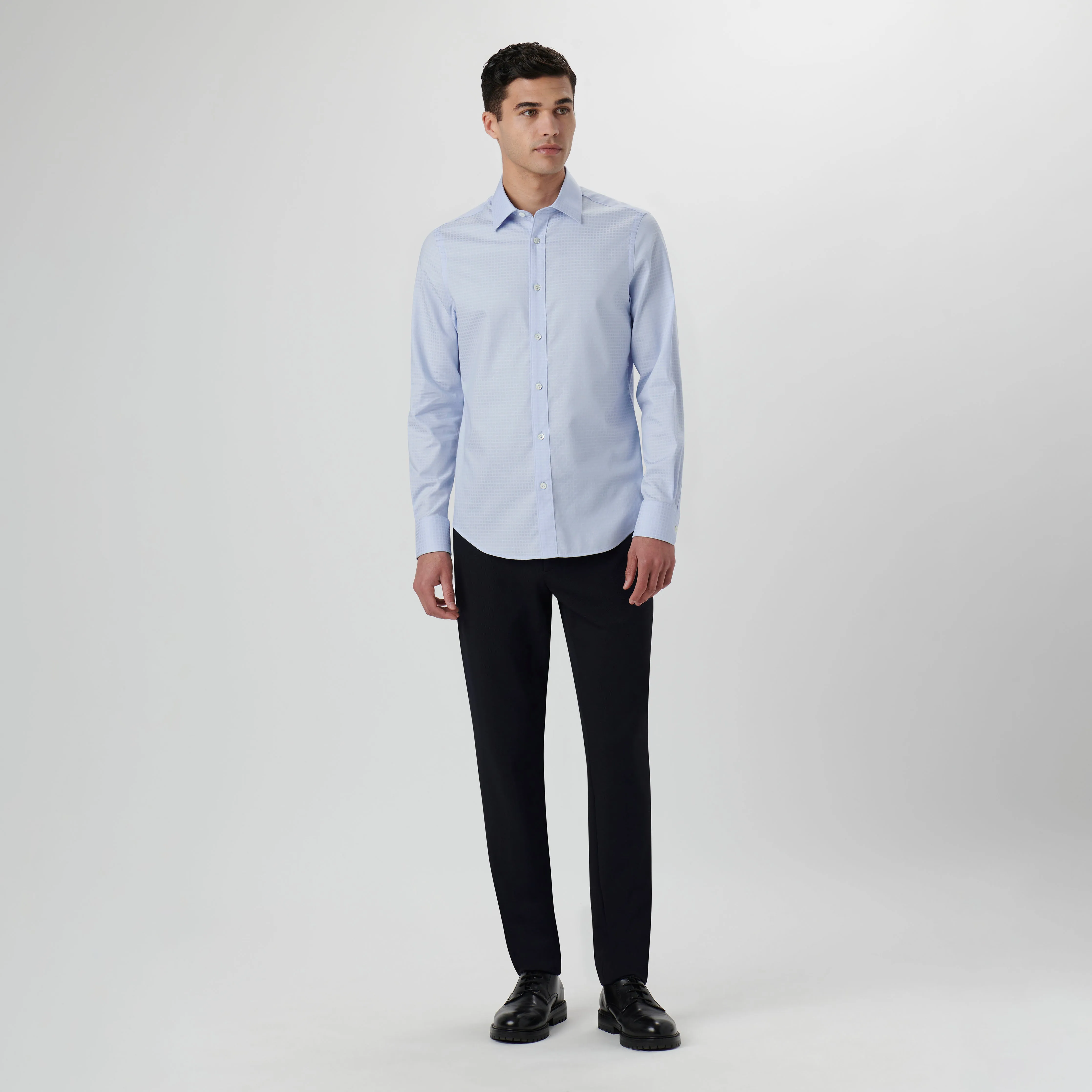 Julian Mini Check Jacquard Shirt