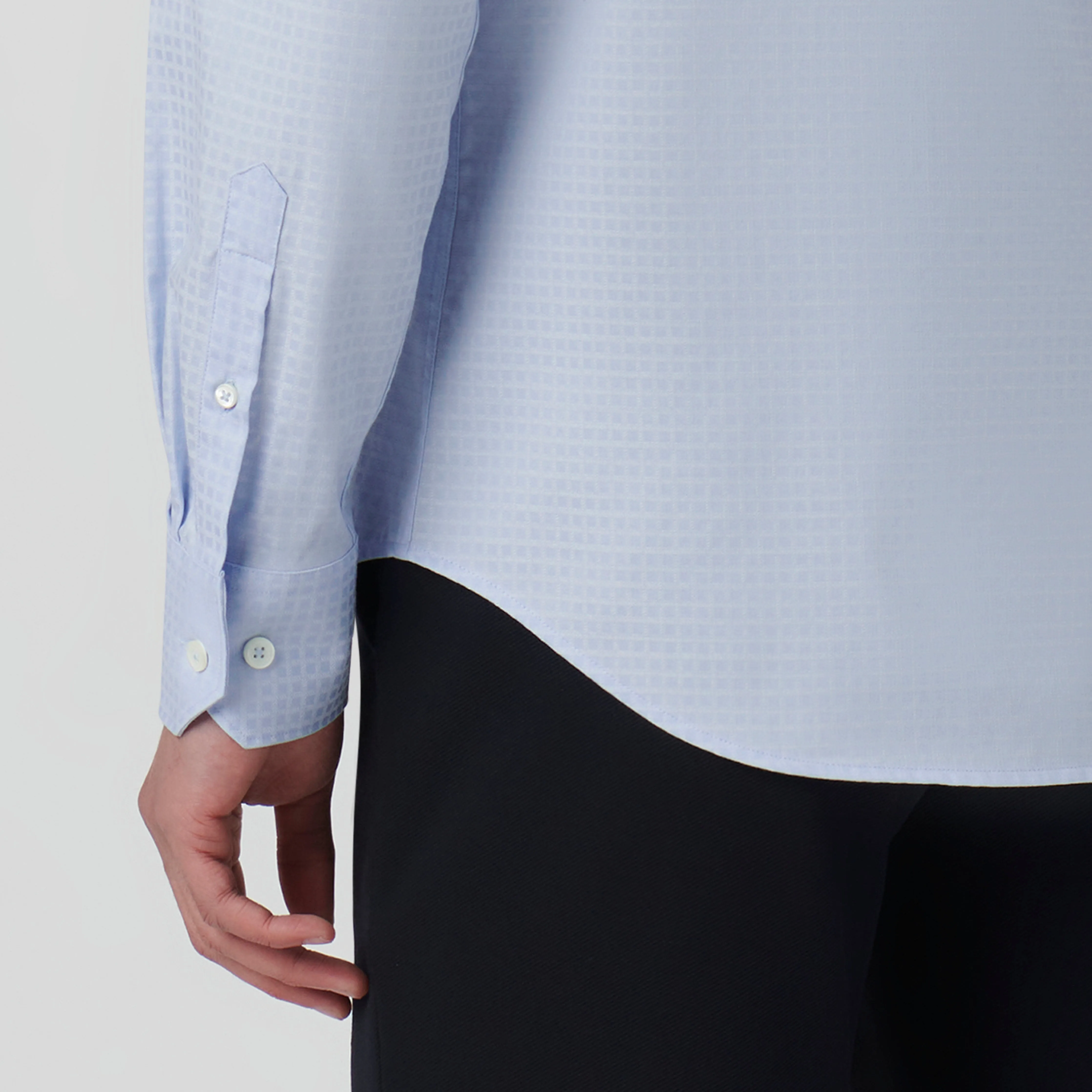 Julian Mini Check Jacquard Shirt